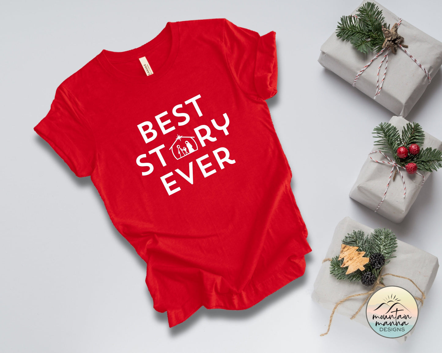 BEST STORY EVER Christmas shirt | Christian apparel | Gift for her |