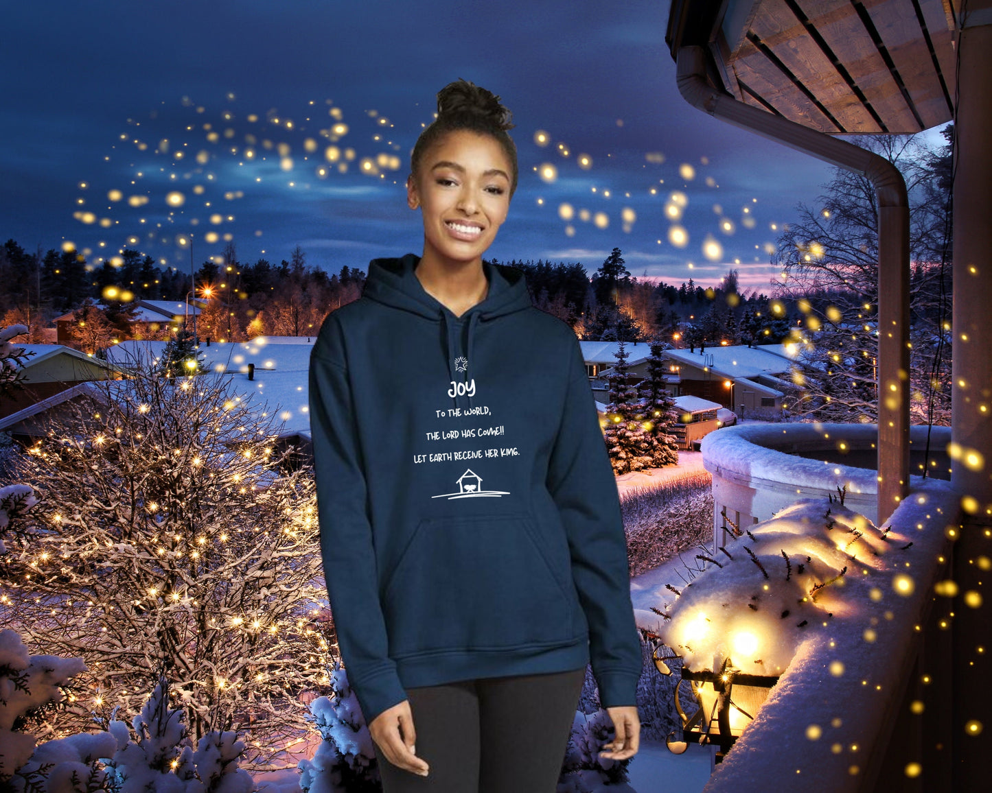 Joy to the World | Christmas hoodie | Christian apparel | Gift for her |