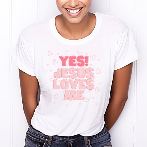 Jesus Loves Me Tee Shirt | Valentine's Day | Gift for her