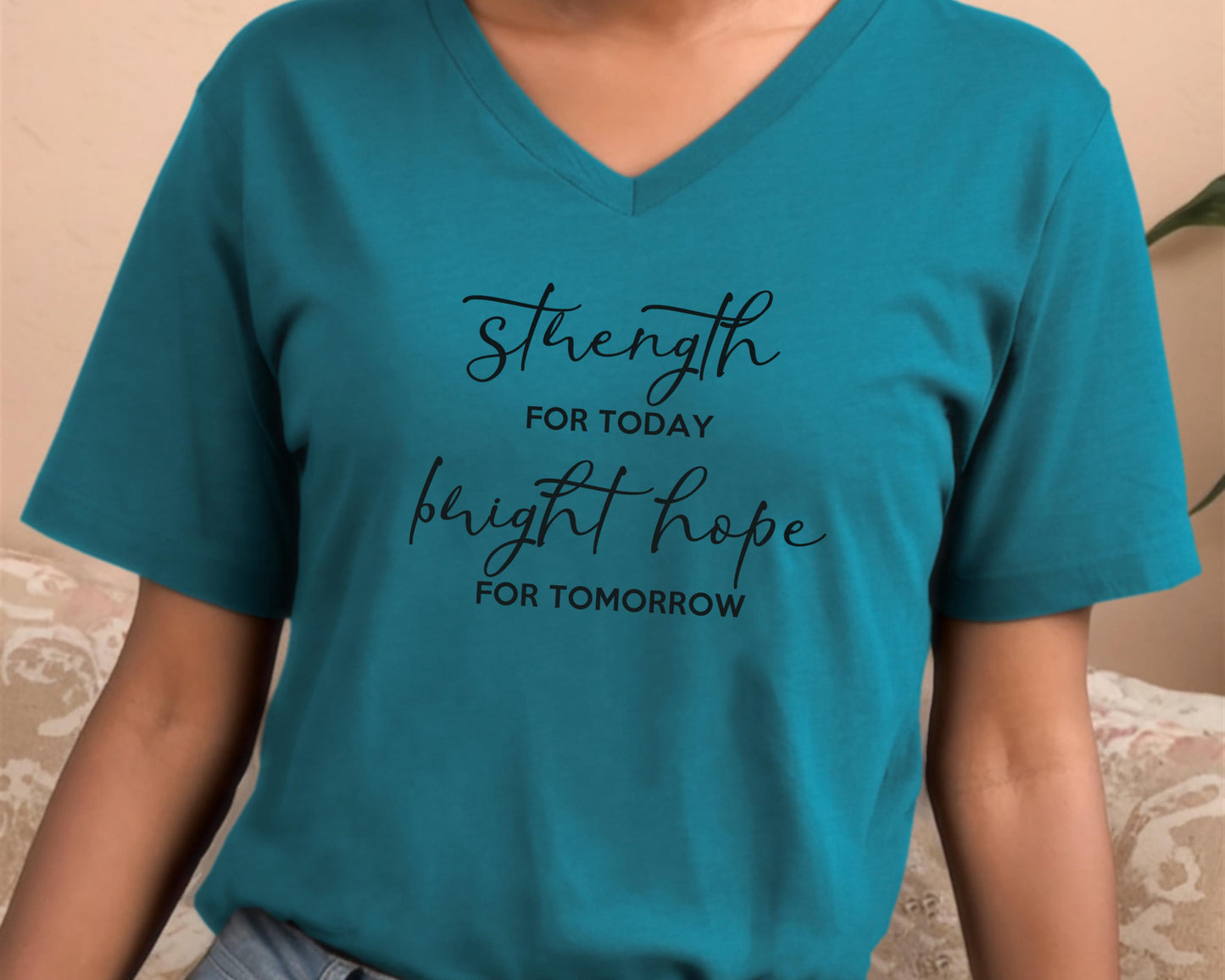 Strength for Today and Bright Hope for Tomorrow Great Is Thy Faithfulness Hymn Graphic Tee