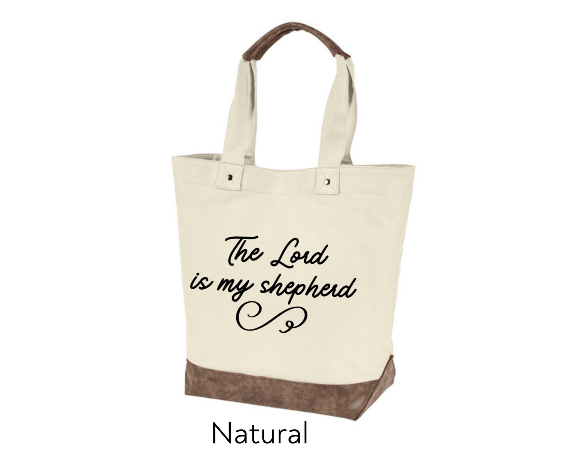Custom Tote - The Lord is My Shepherd