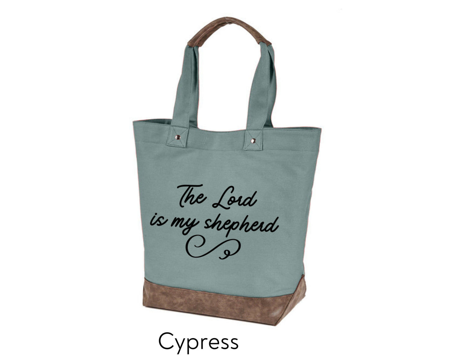 Custom Tote - The Lord is My Shepherd