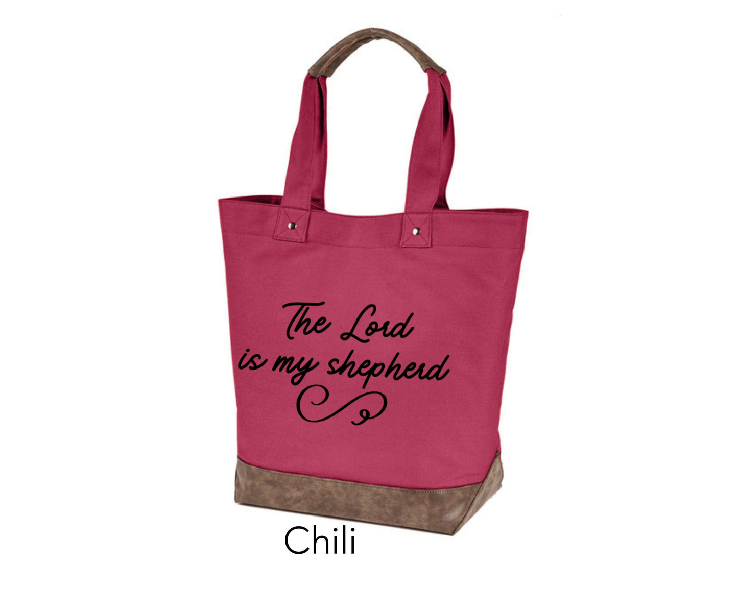 Custom Tote - The Lord is My Shepherd