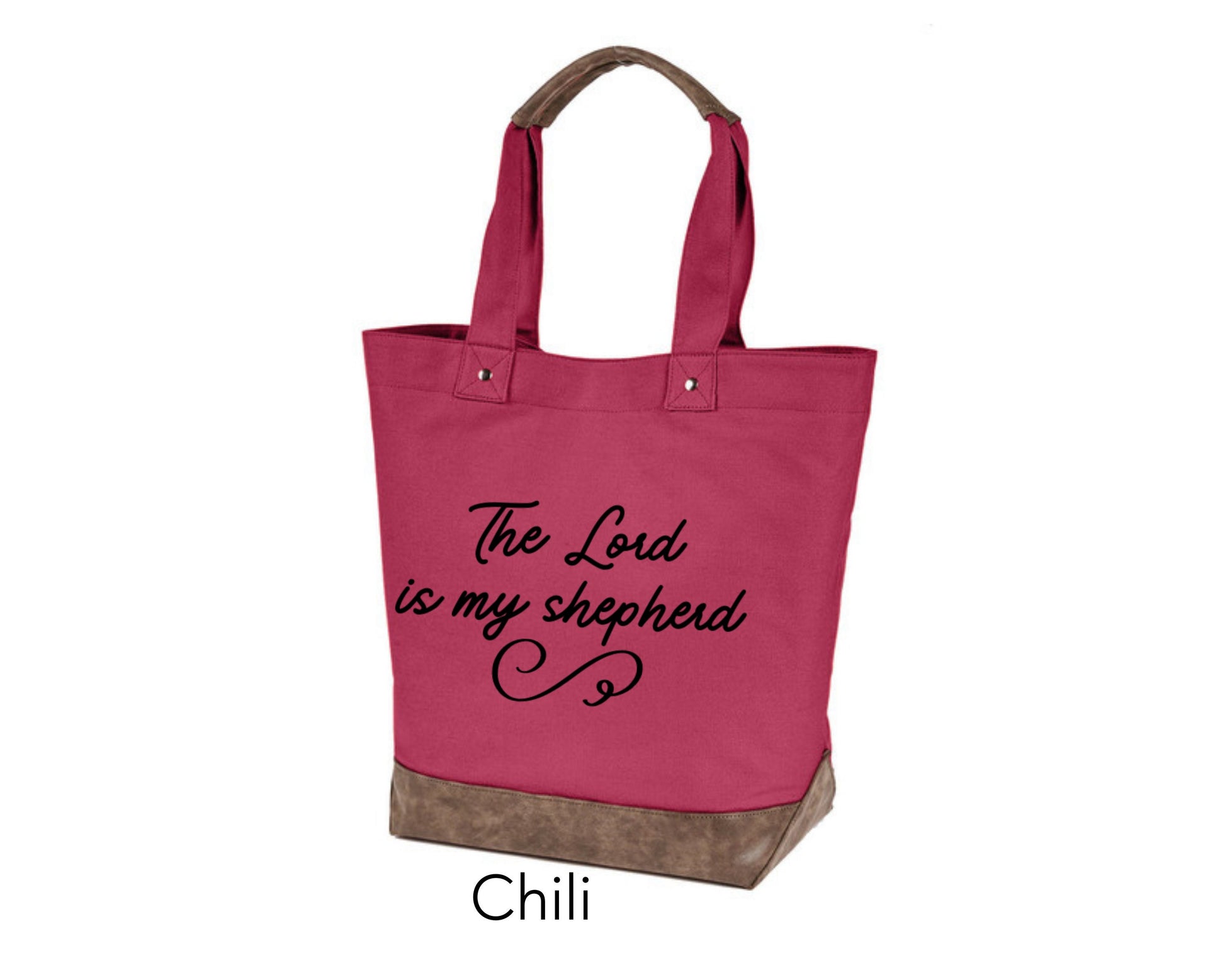 Custom Tote - The Lord is My Shepherd
