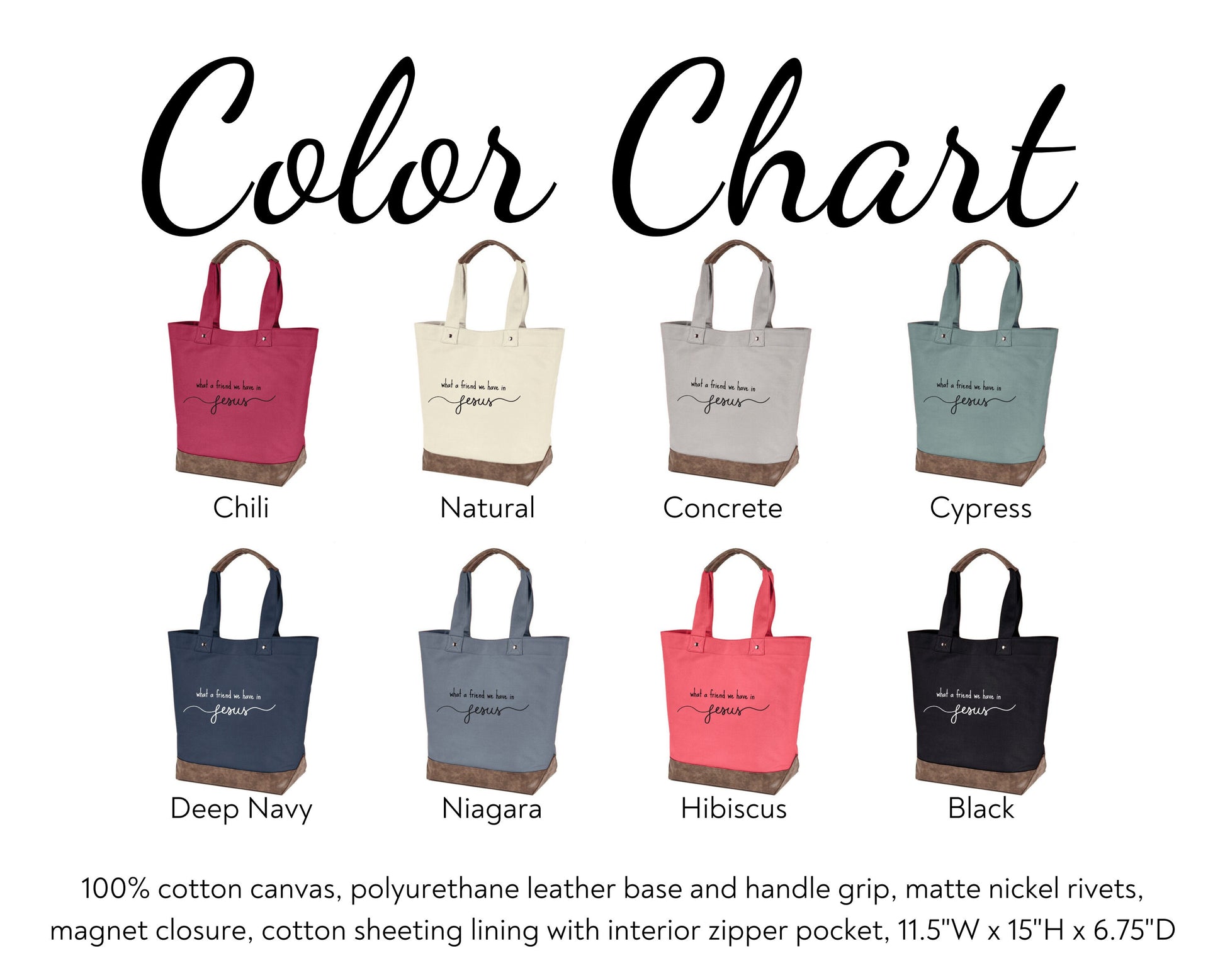 Custom Tote - What a Friend We Have in Jesus