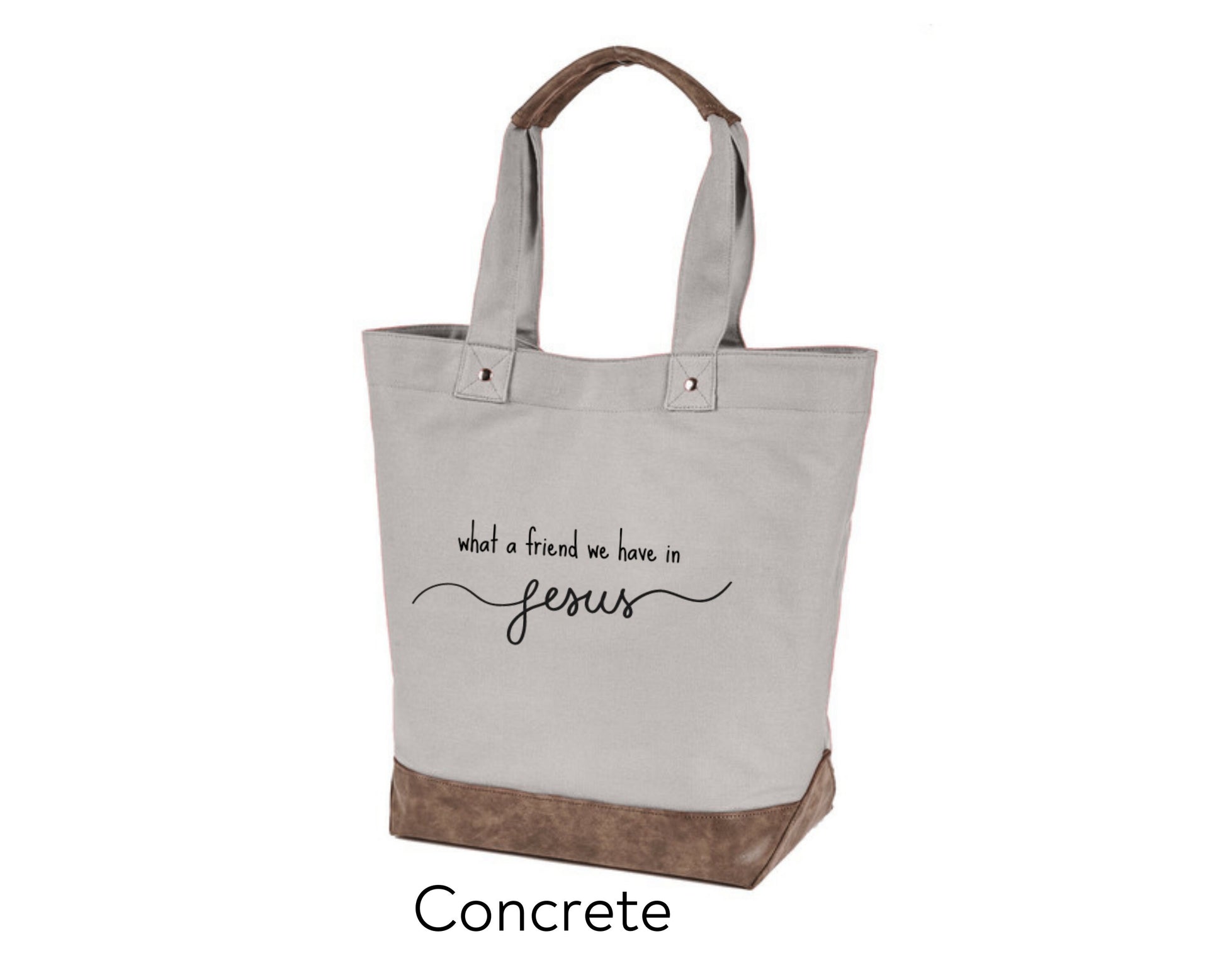 Custom Tote - What a Friend We Have in Jesus