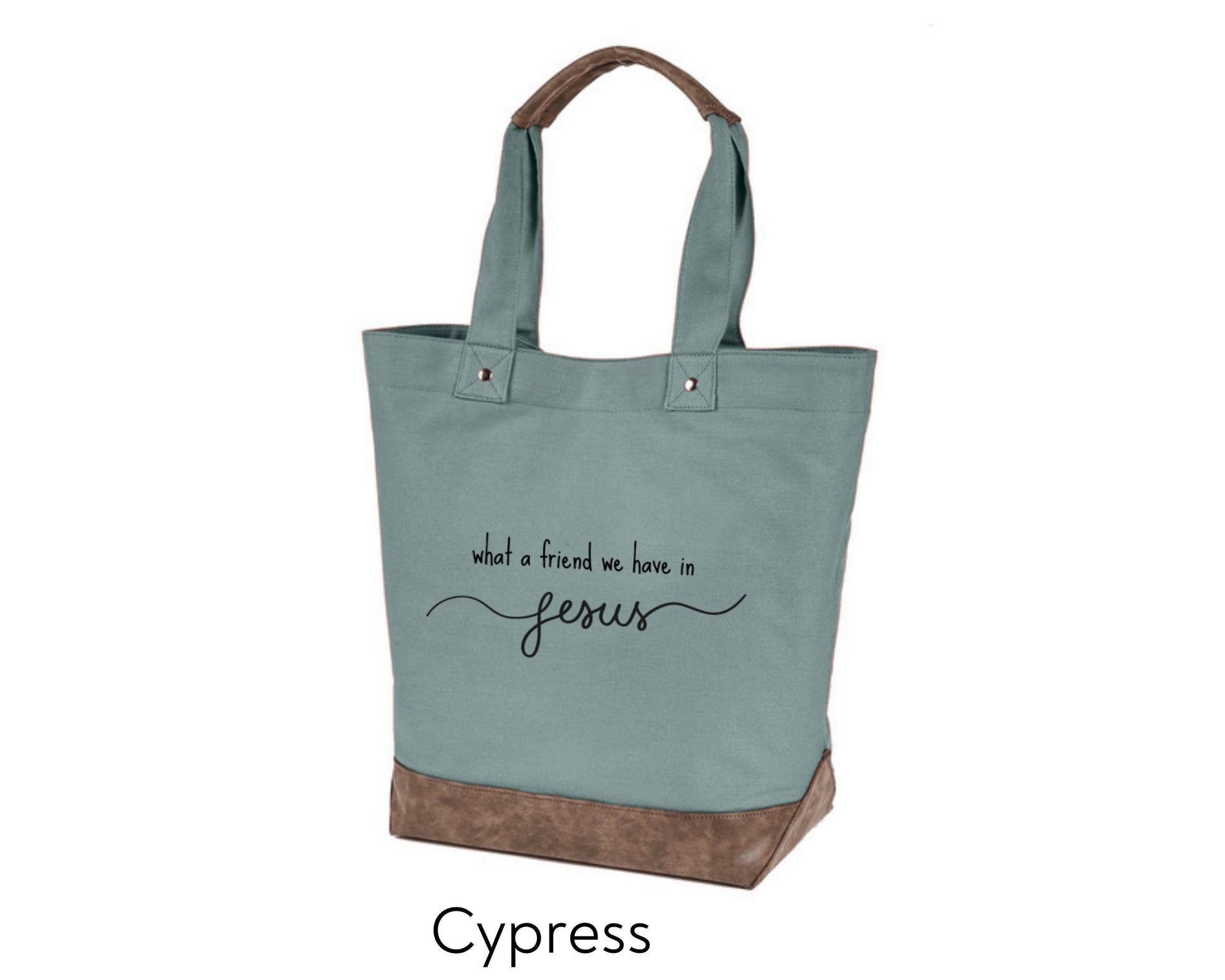 Custom Tote - What a Friend We Have in Jesus