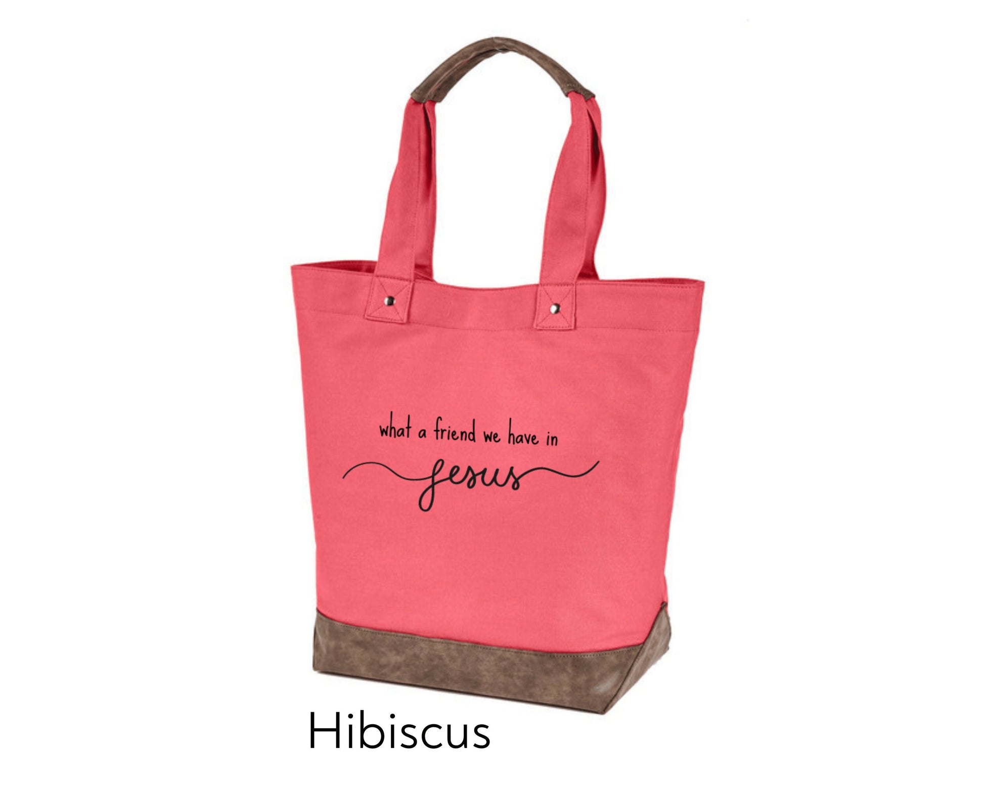 Custom Tote - What a Friend We Have in Jesus