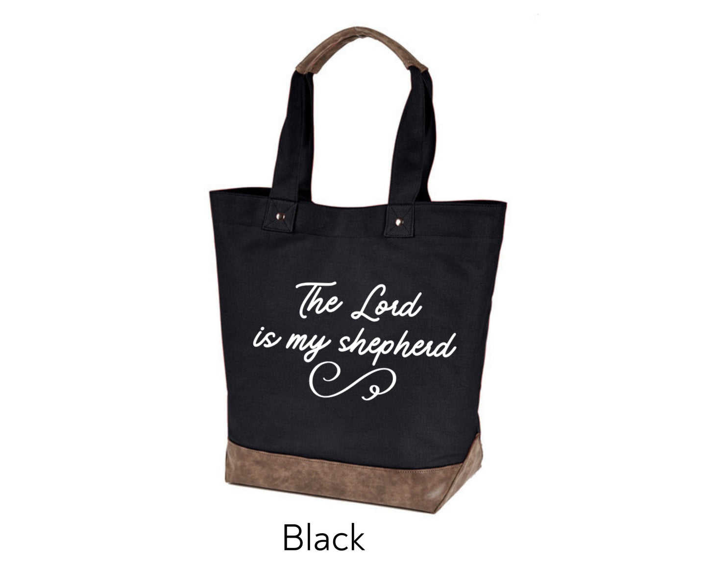 Custom Tote - The Lord is My Shepherd