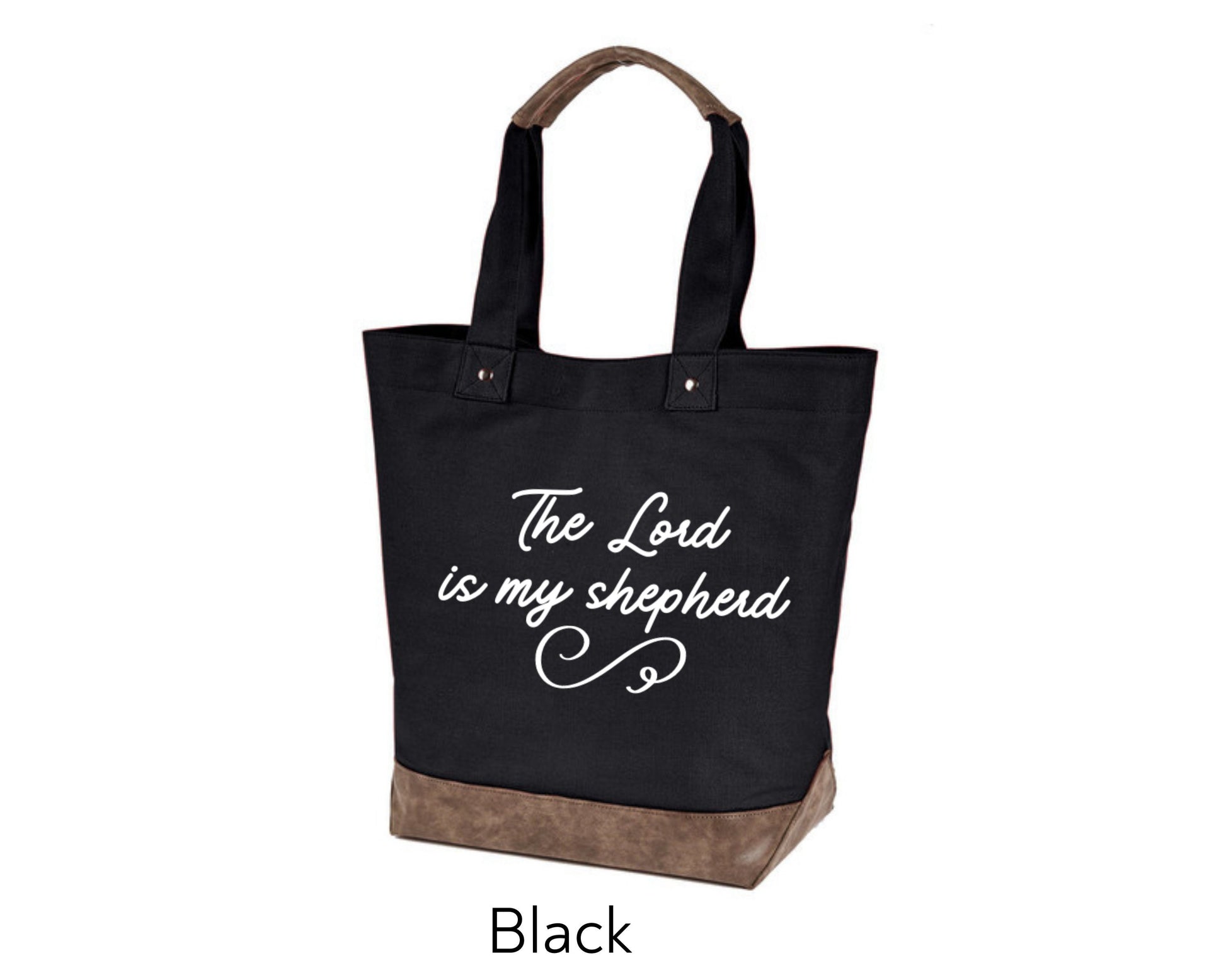 Custom Tote - The Lord is My Shepherd