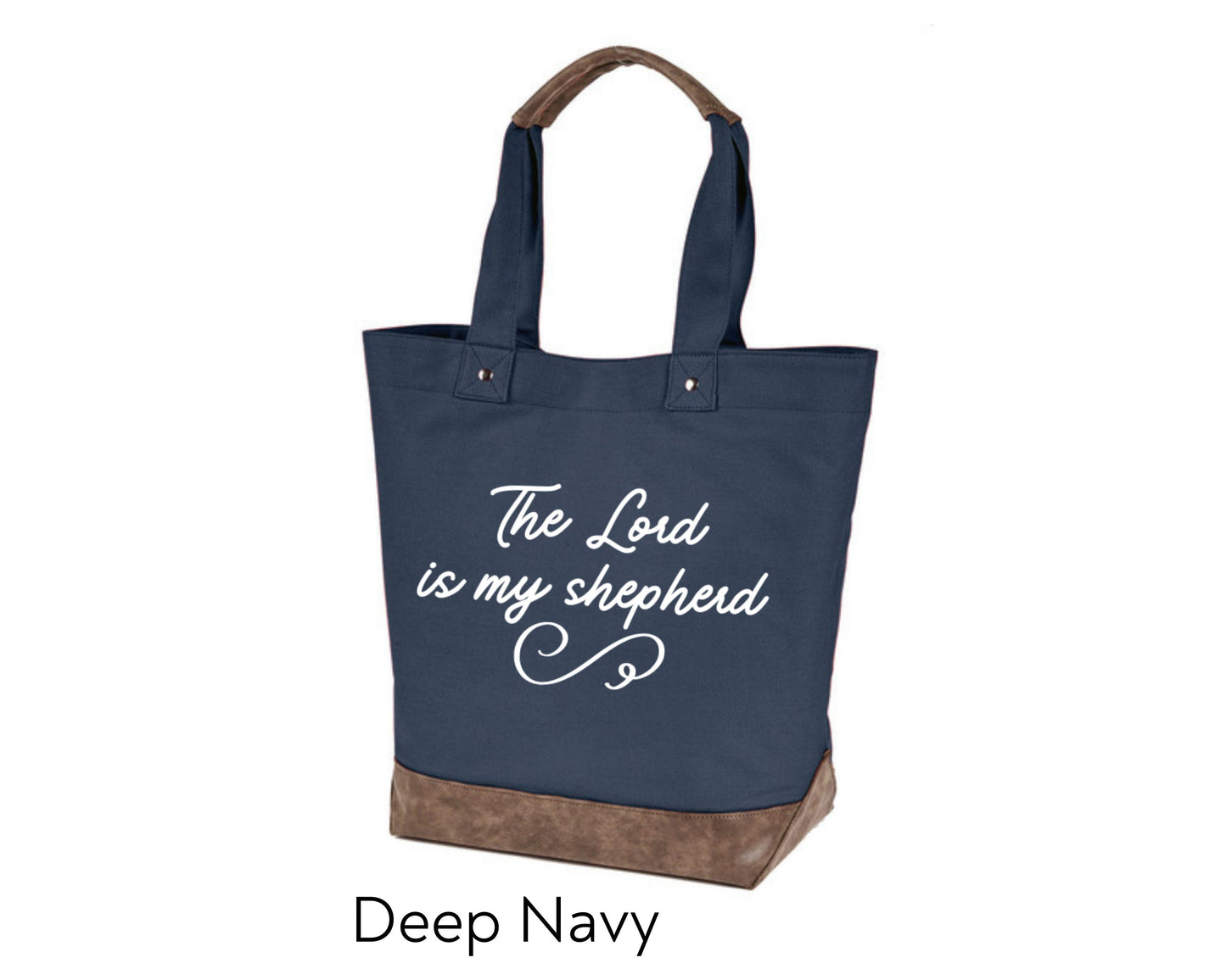 Custom Tote - The Lord is My Shepherd