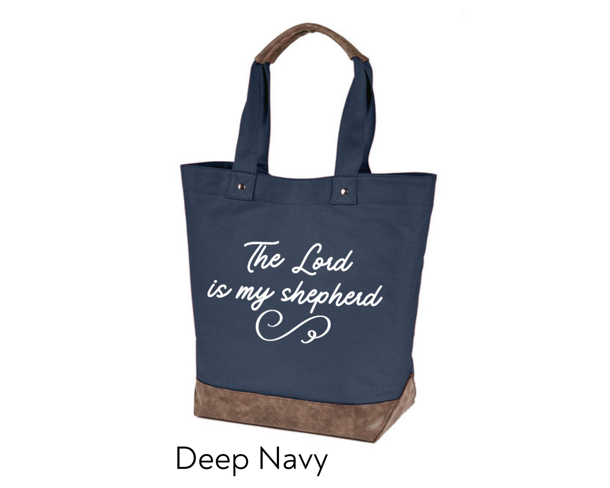 Custom Tote - The Lord is My Shepherd