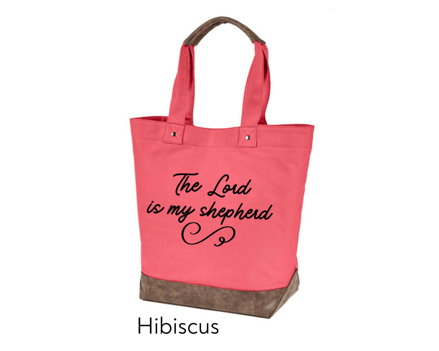 Custom Tote - The Lord is My Shepherd