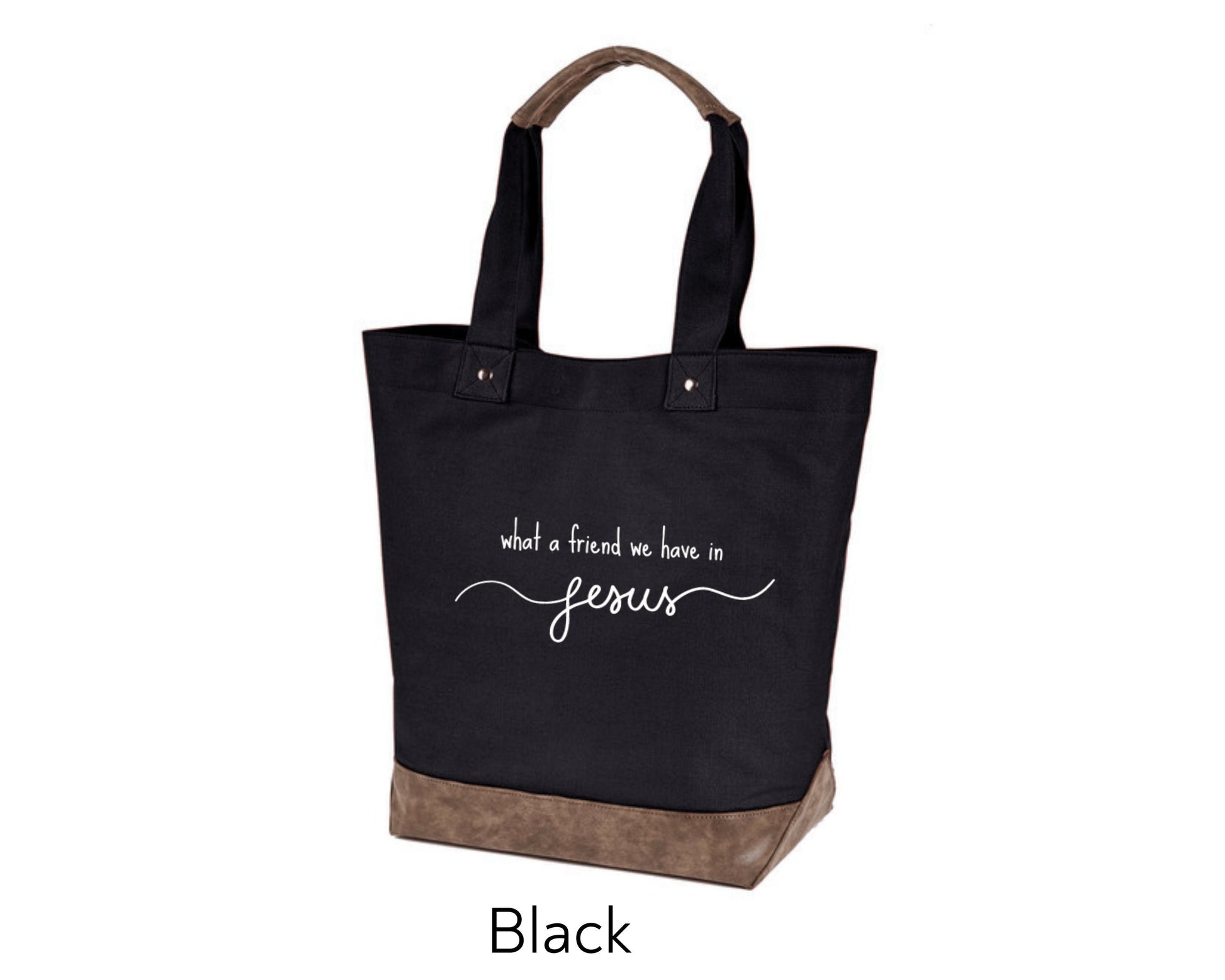 Custom Tote - What a Friend We Have in Jesus