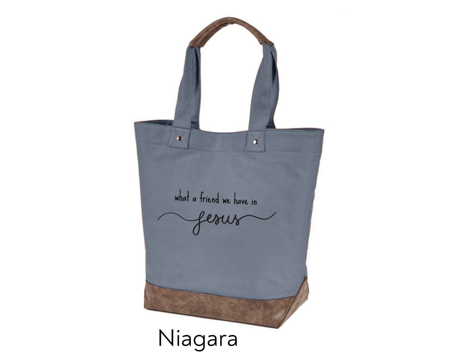 Custom Tote - What a Friend We Have in Jesus