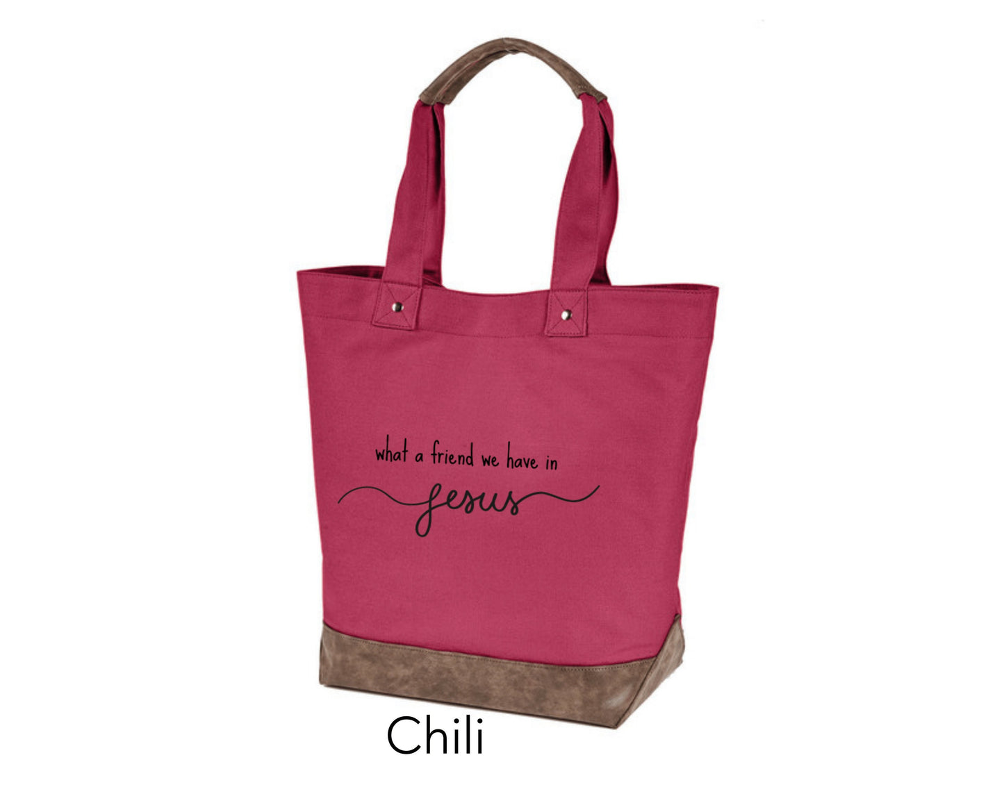 Custom Tote - What a Friend We Have in Jesus