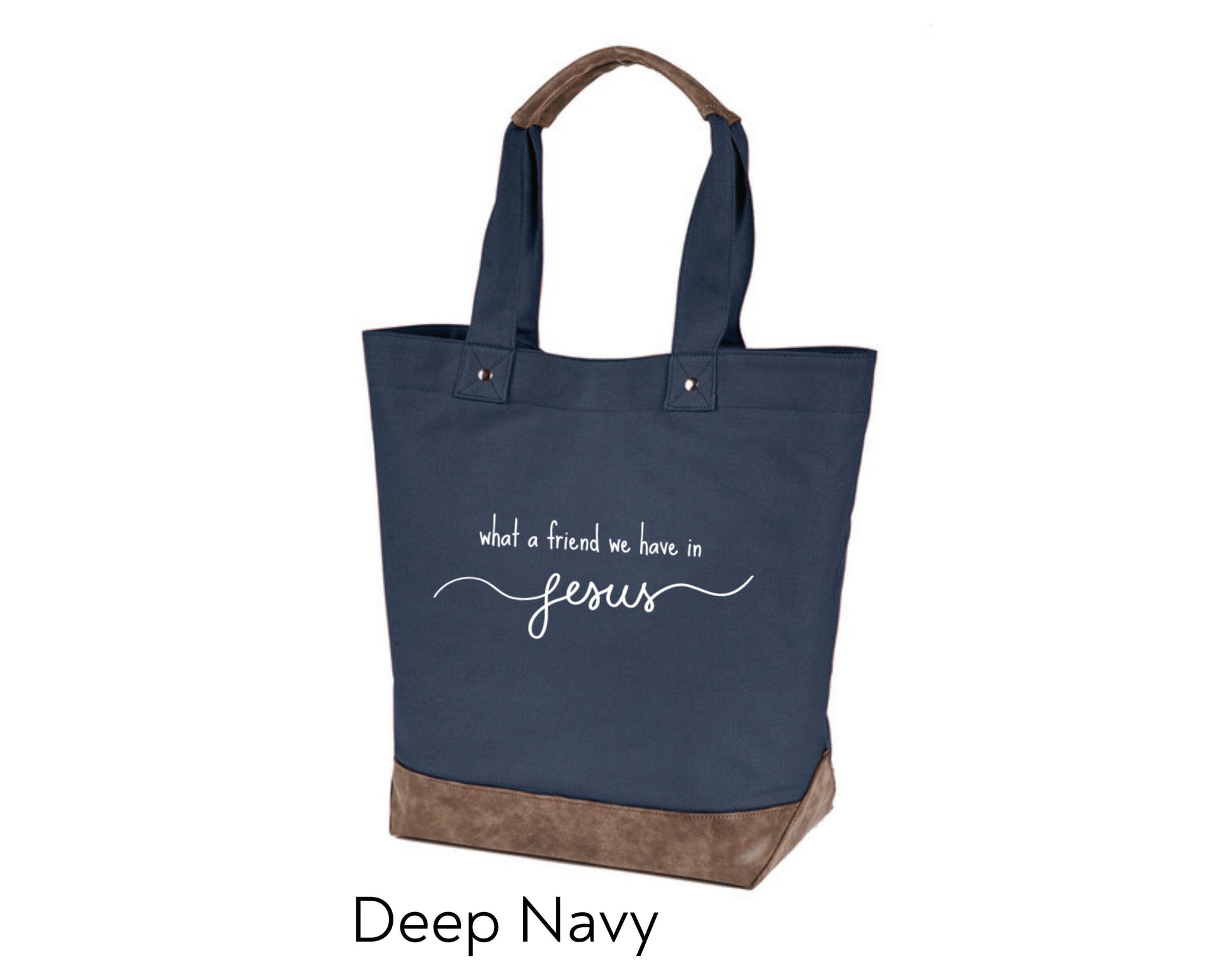 Custom Tote - What a Friend We Have in Jesus