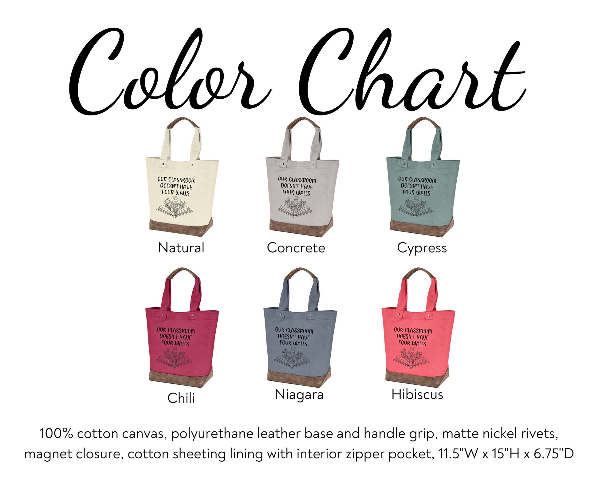 Canvas Tote - Our Classroom Doesn't Have Four Walls