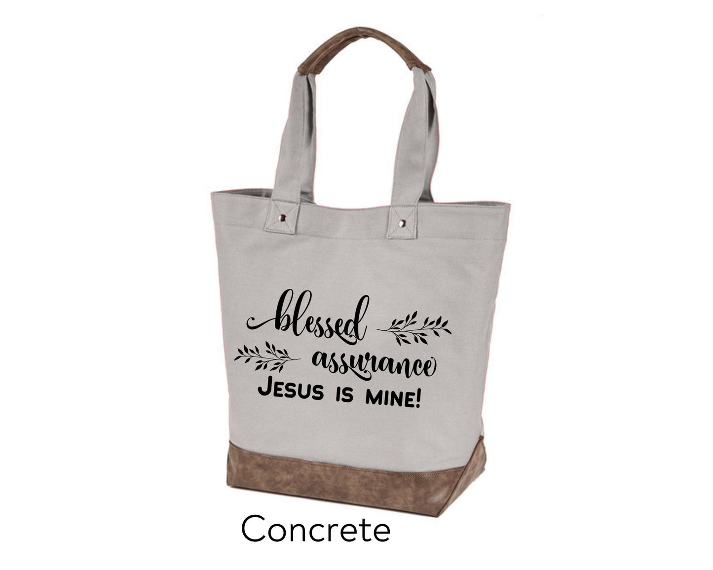 Canvas Tote - Blessed Assurance