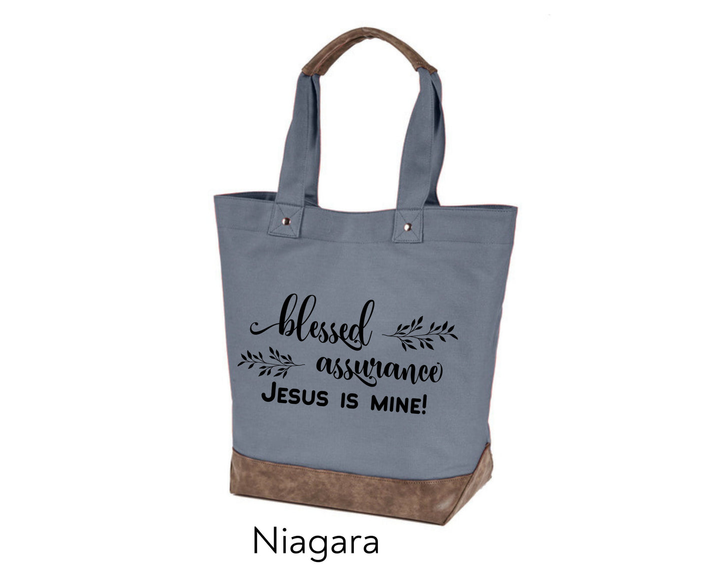 Canvas Tote - Blessed Assurance