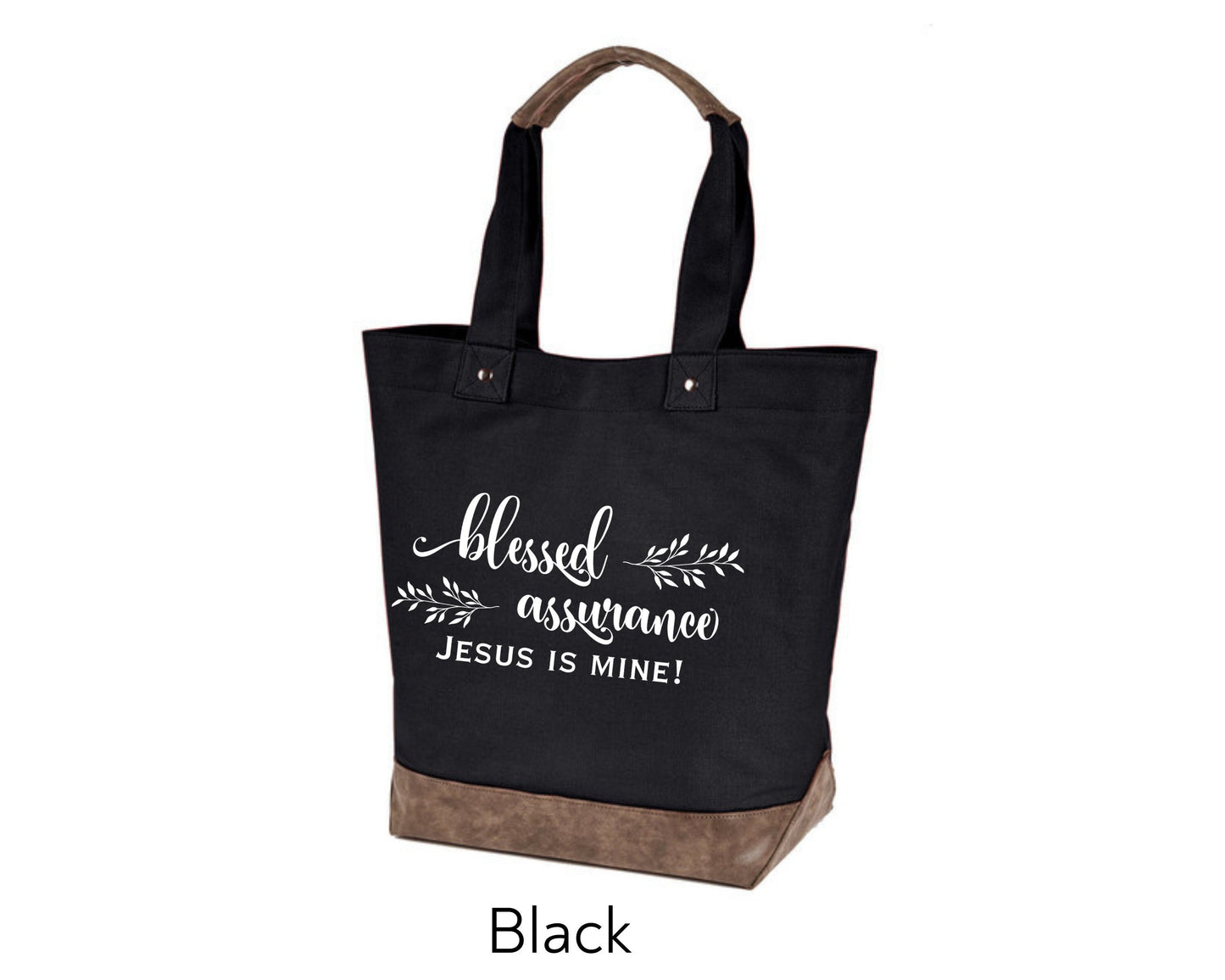 Canvas Tote - Blessed Assurance