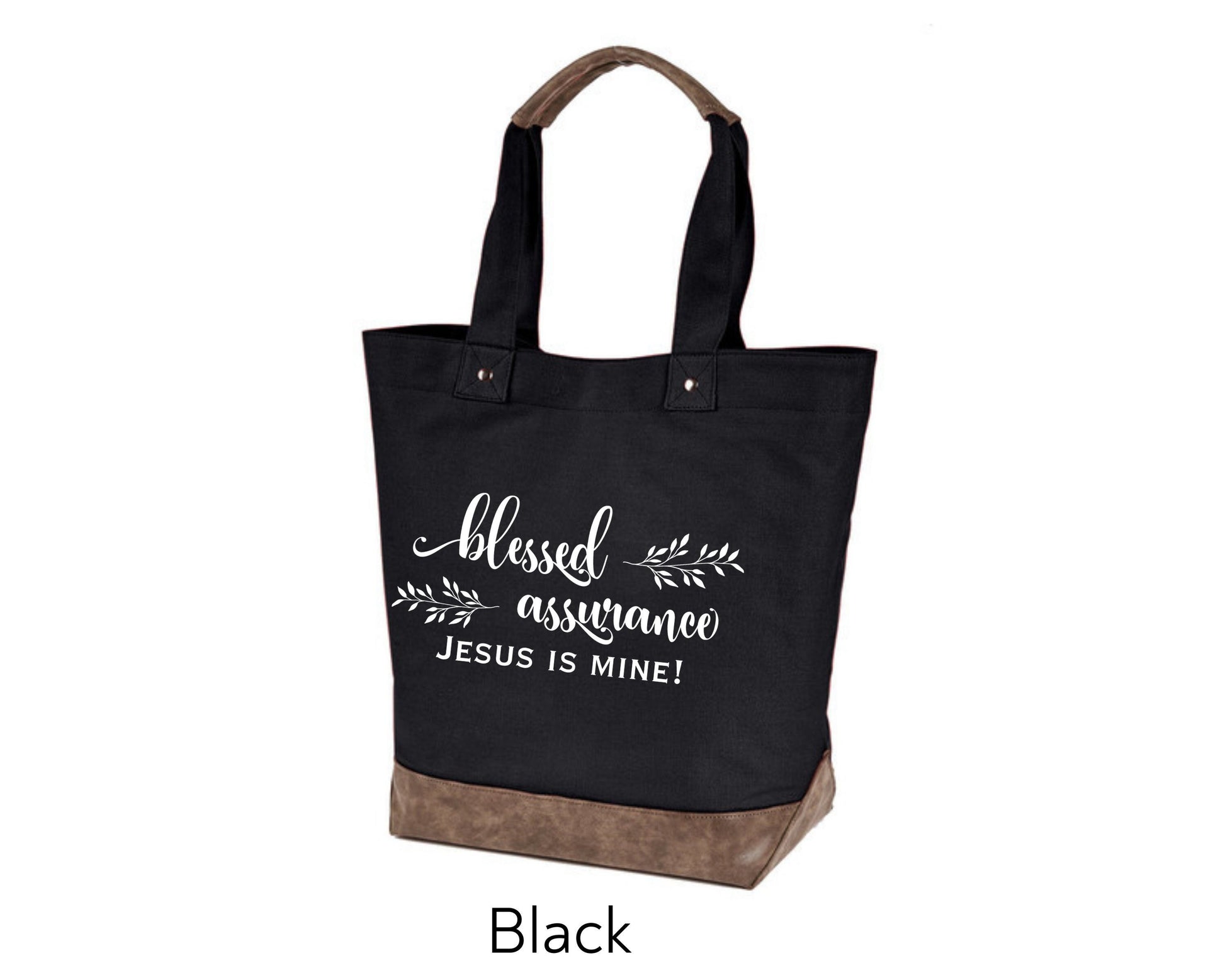 Canvas Tote - Blessed Assurance