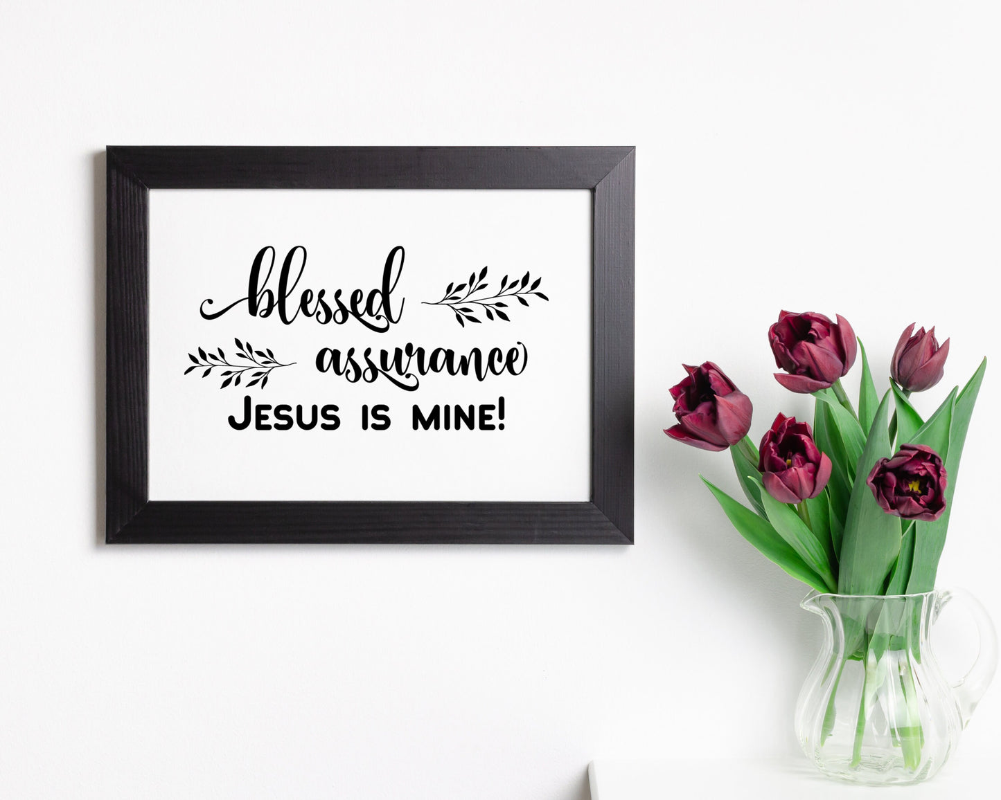 Blessed Assurance Canvas Board Wall Art