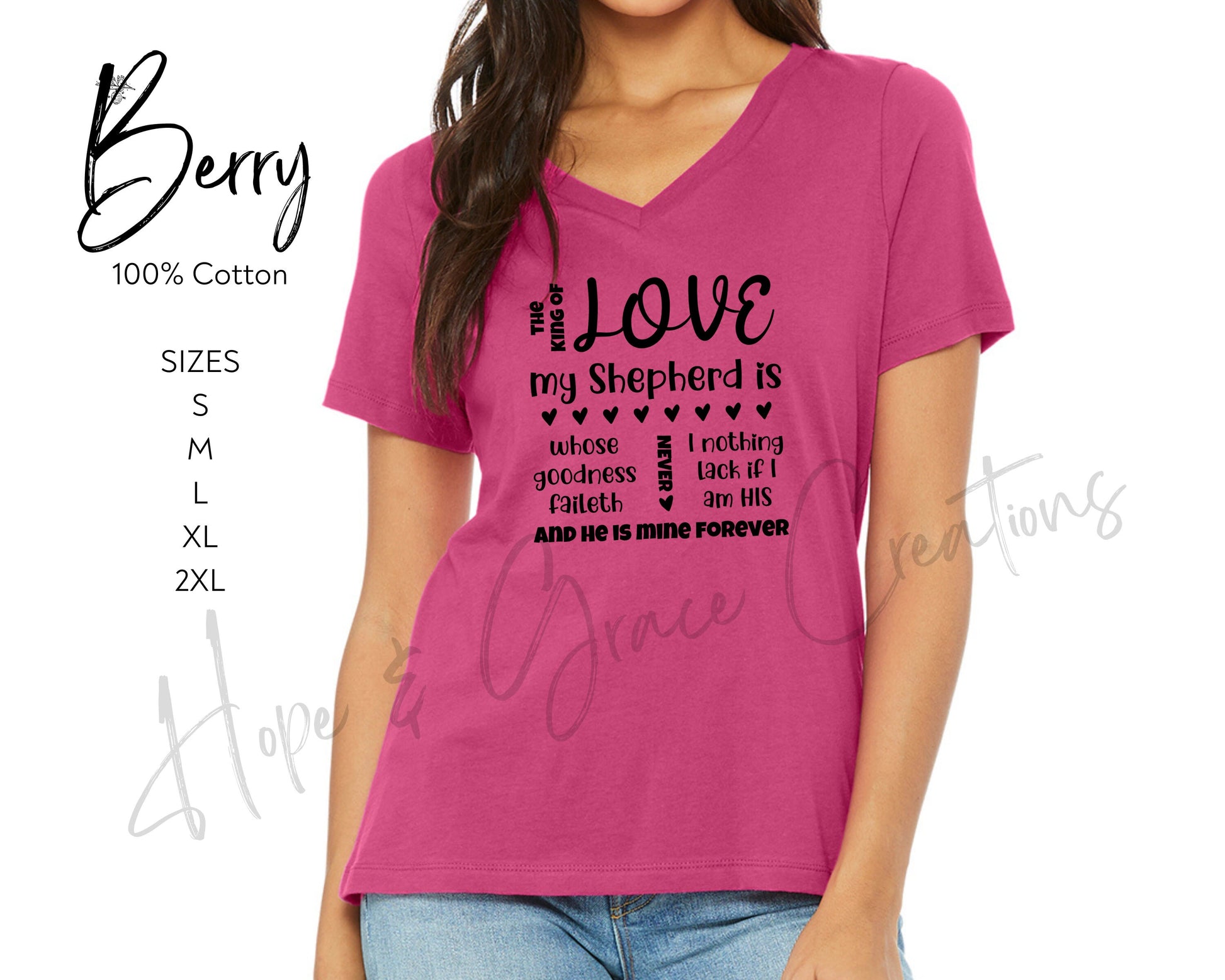 The King of Love my Shepherd Is Graphic Tee