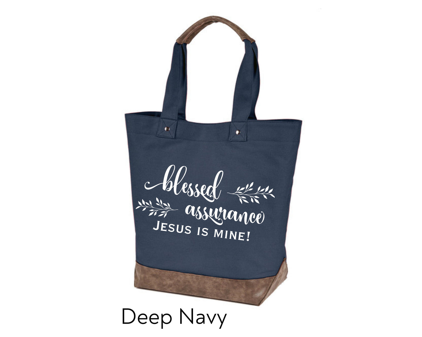 Canvas Tote - Blessed Assurance