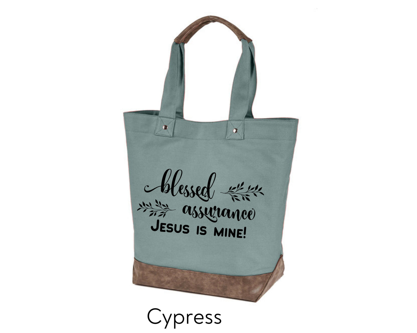 Canvas Tote - Blessed Assurance