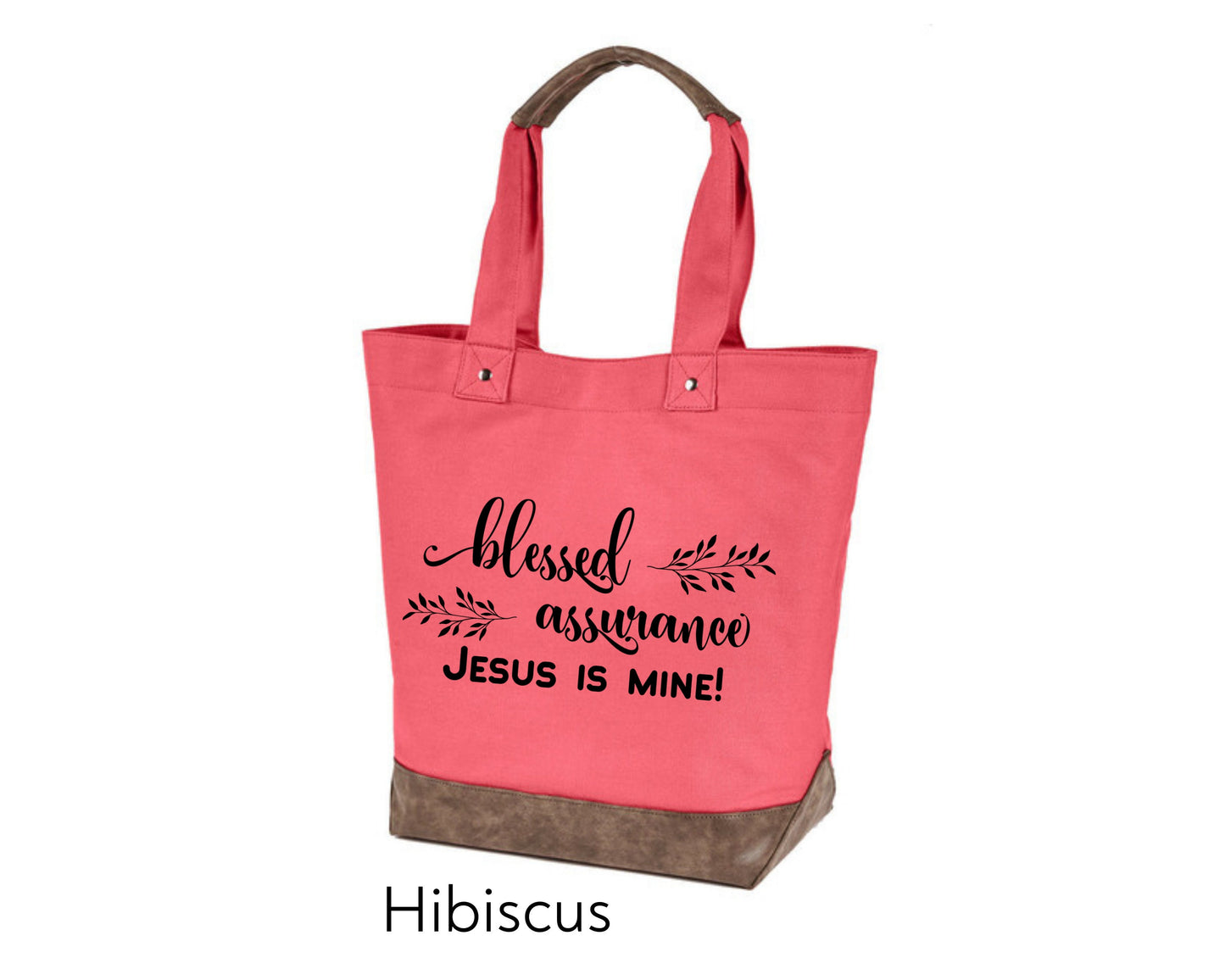 Canvas Tote - Blessed Assurance