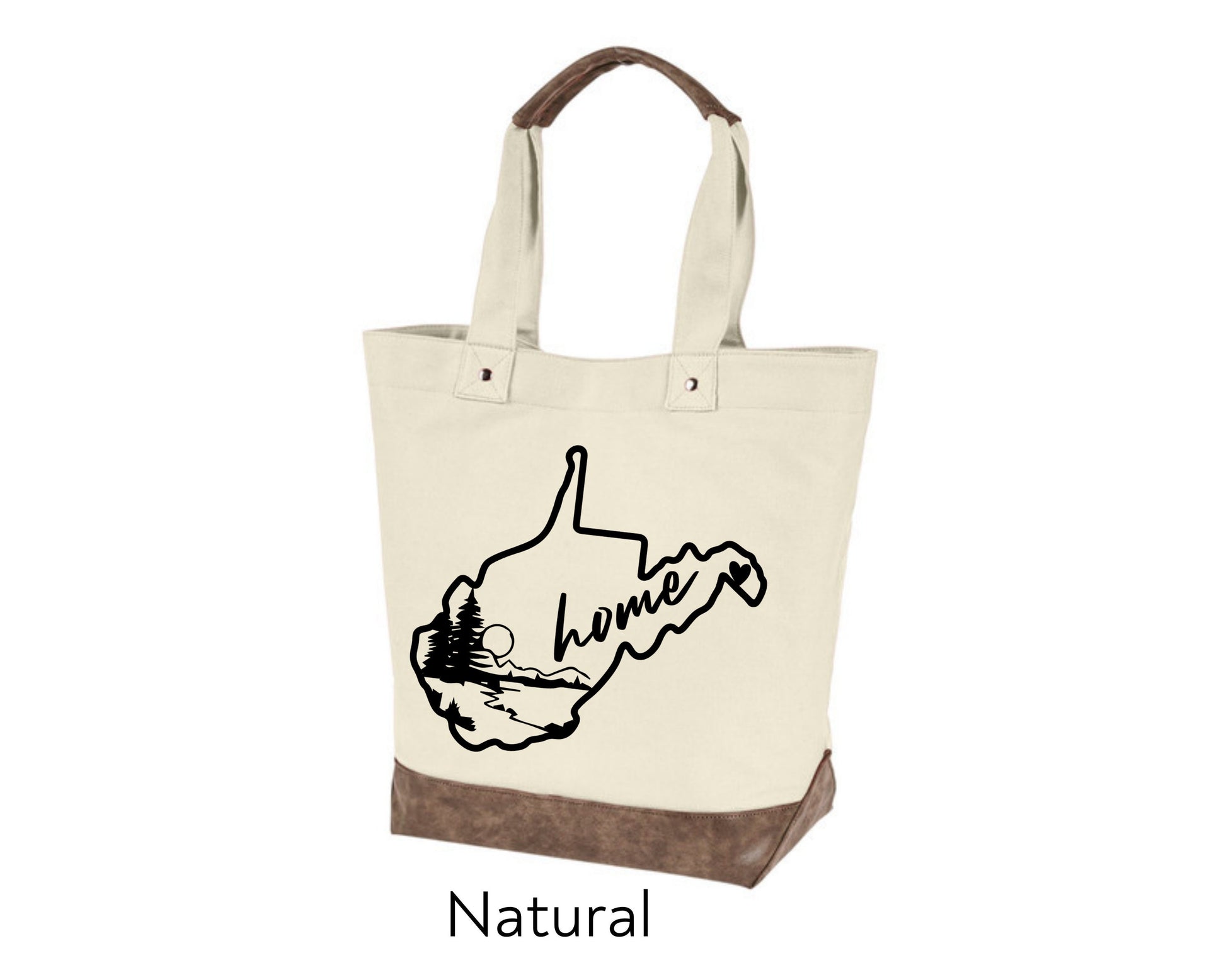 Canvas Tote - WV Home West Virginia