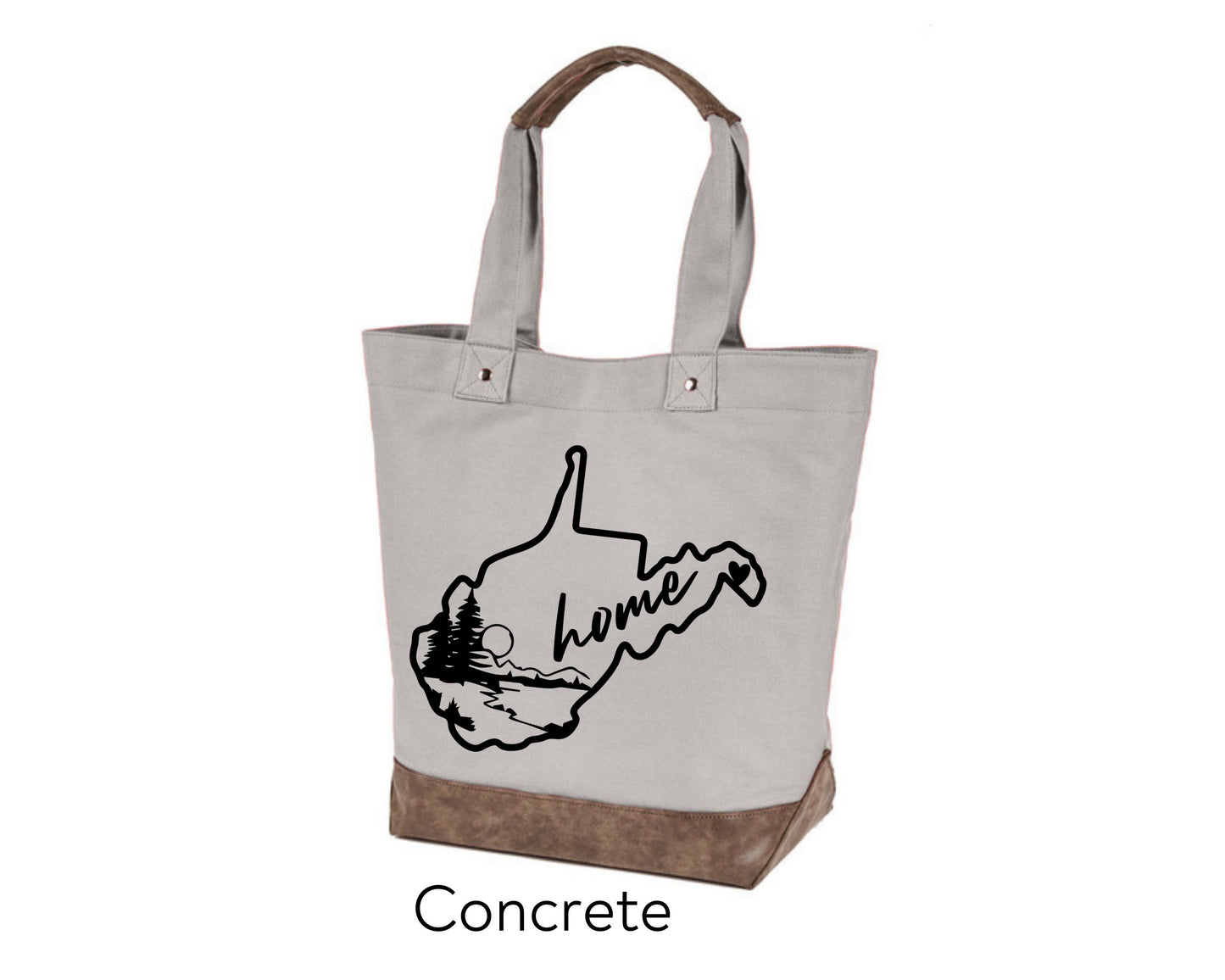 Canvas Tote - WV Home West Virginia