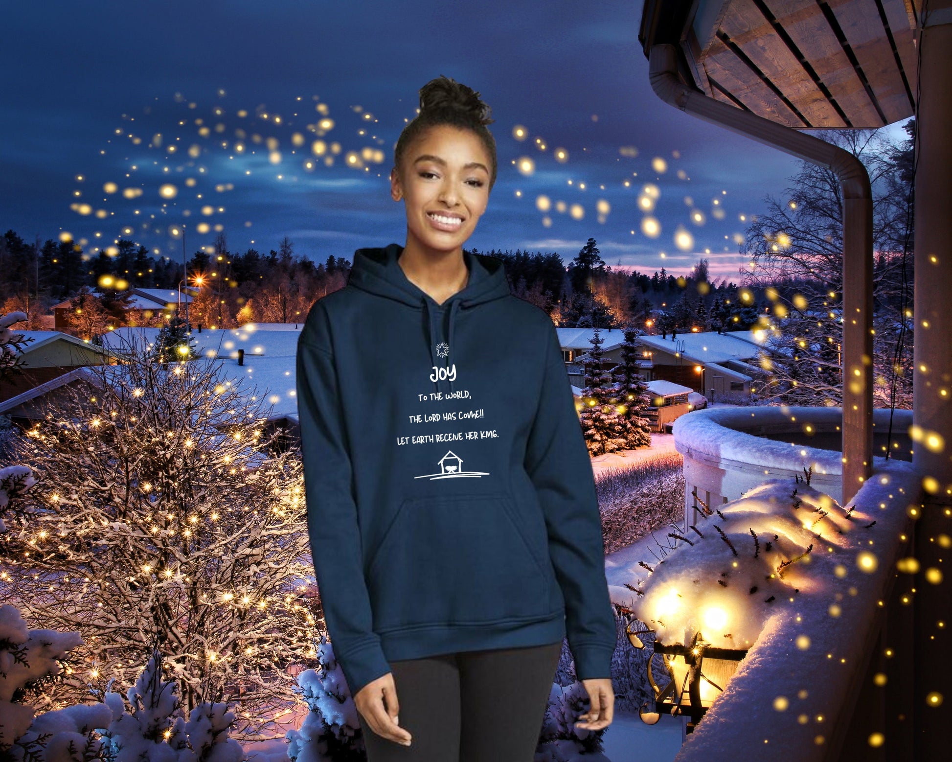 Joy to the World | Christmas hoodie | Christian apparel | Gift for her |