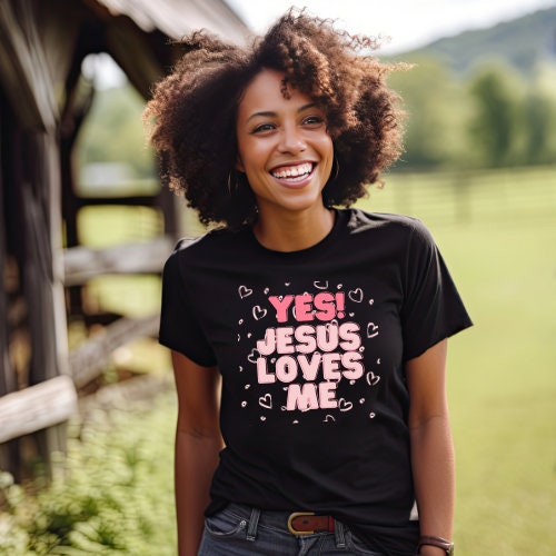 Jesus Loves Me Tee Shirt | Valentine's Day | Gift for her