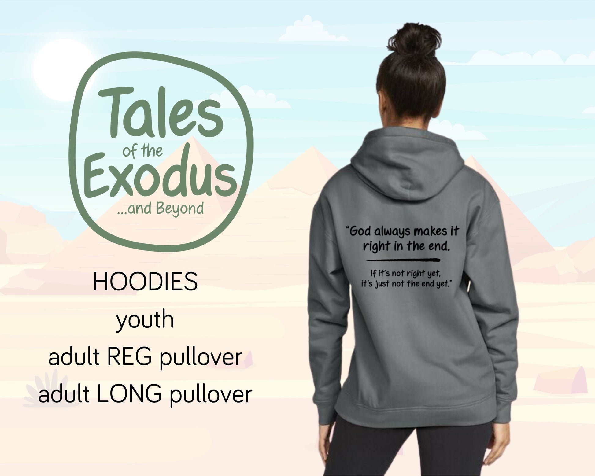 Tales of the Exodus HOODIE for Youth, Men, Women