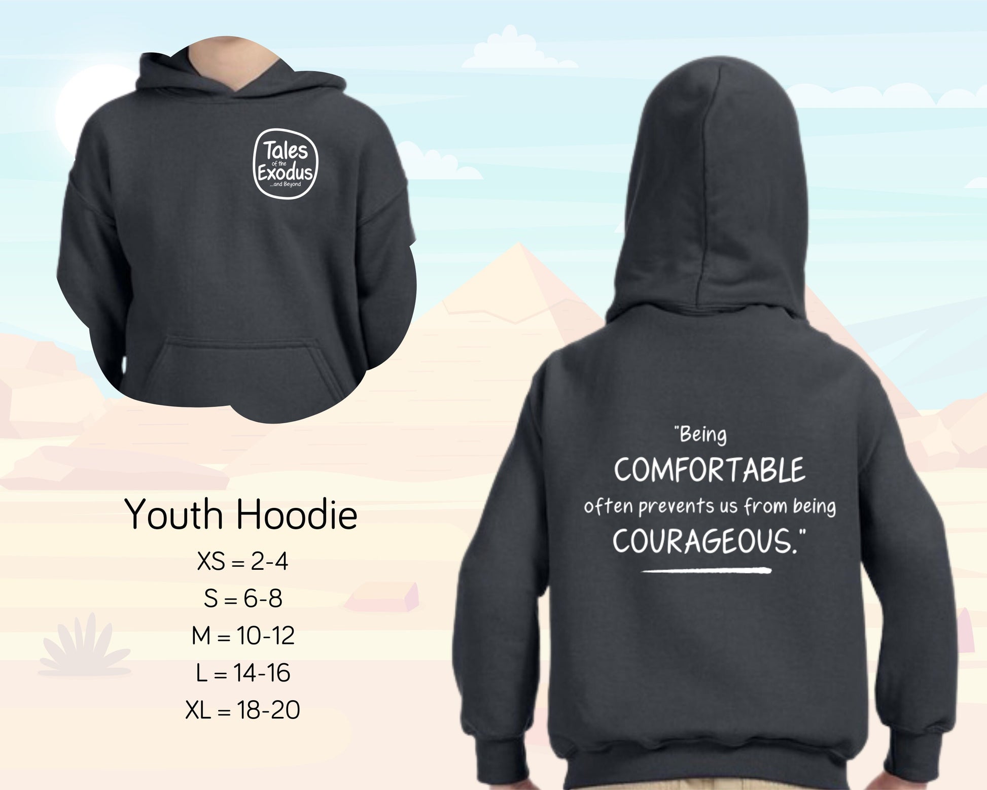Tales of the Exodus HOODIE for Youth, Men, Women