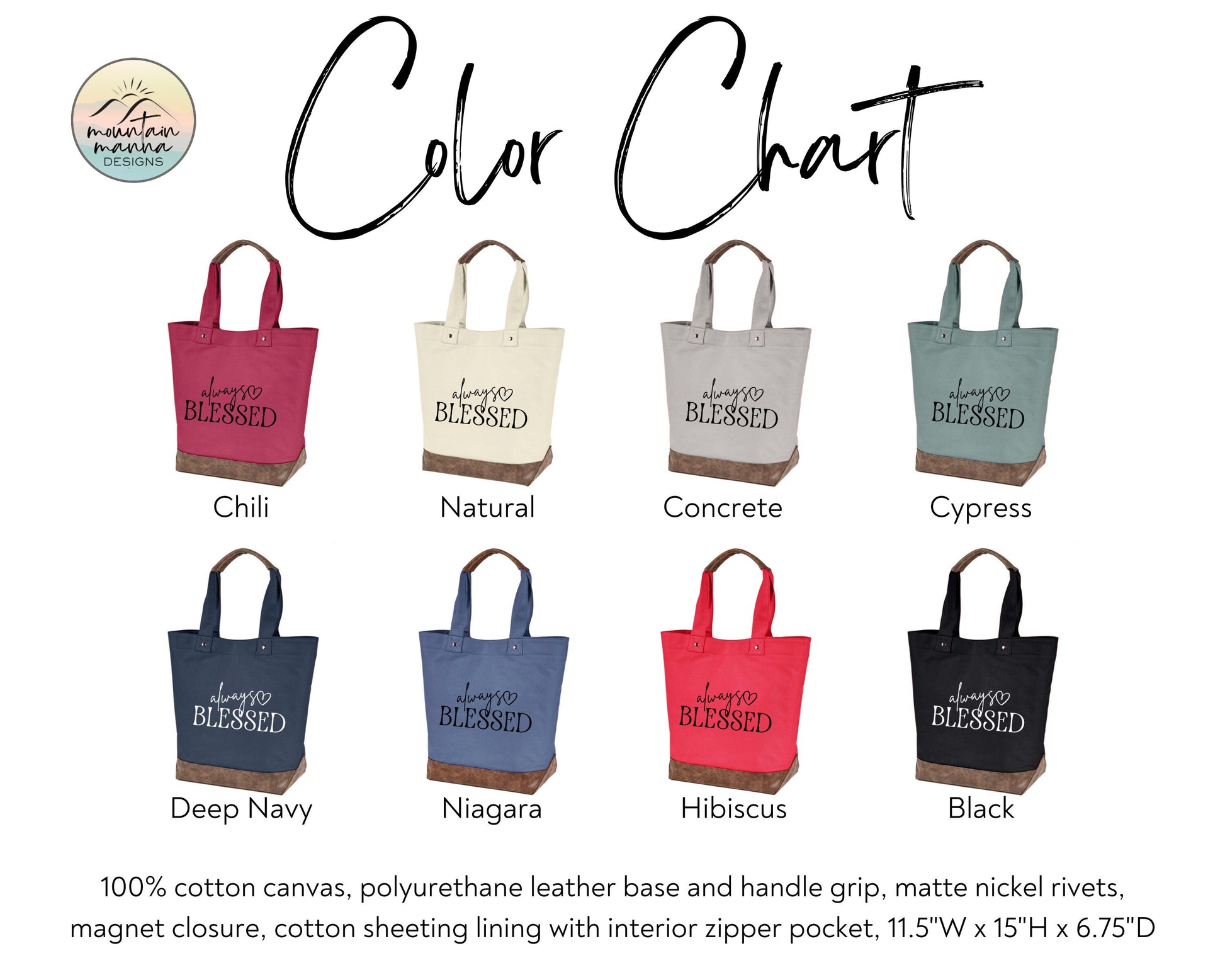 Custom Tote - Always Blessed