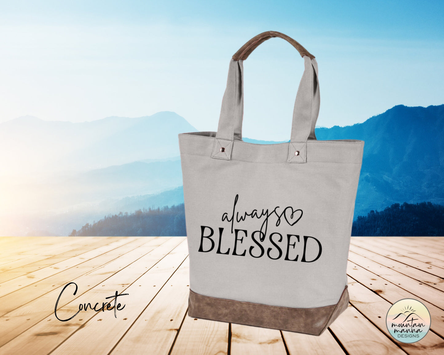 Custom Tote - Always Blessed