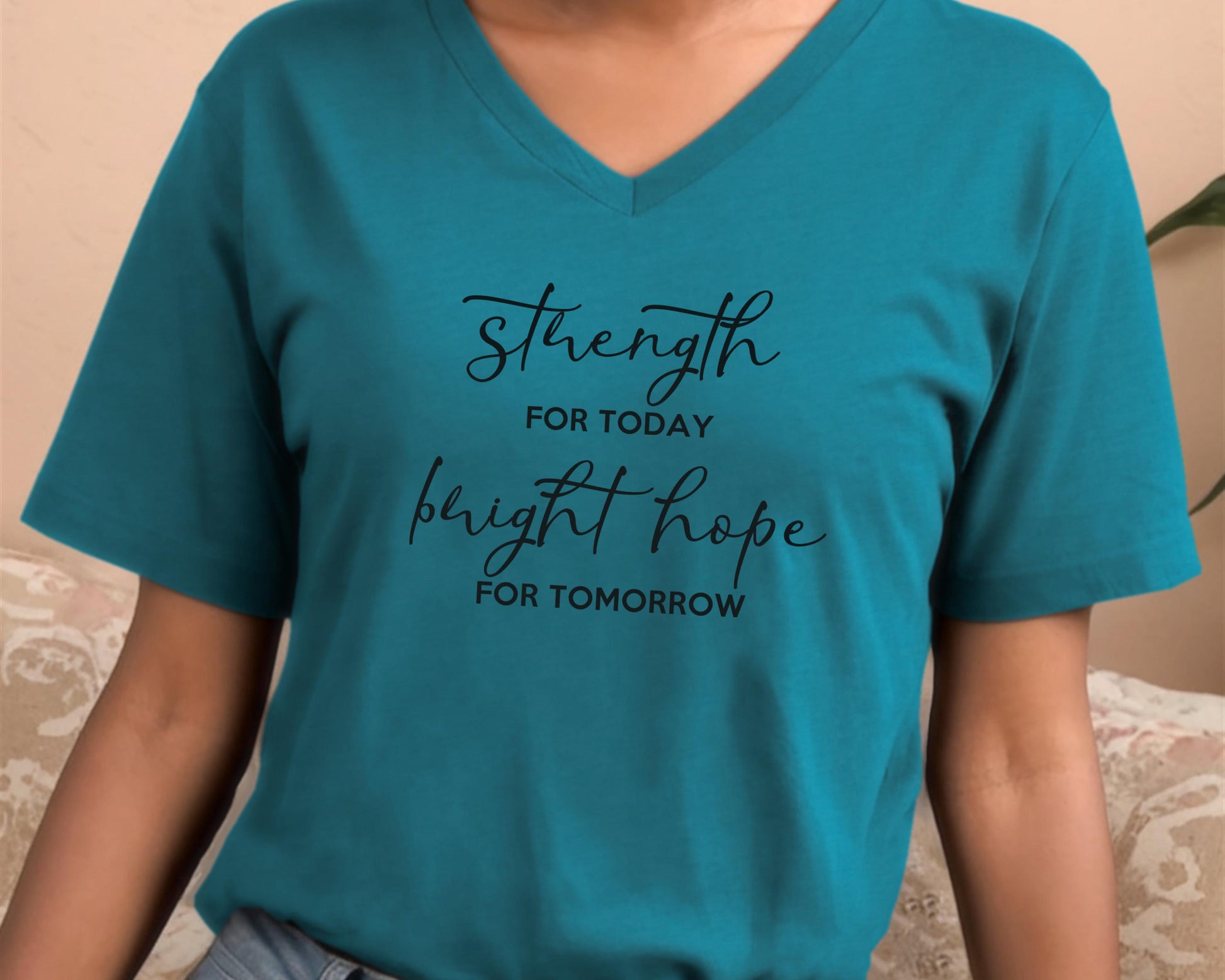 Strength for Today and Bright Hope for Tomorrow Great Is Thy Faithfulness Hymn Graphic Tee