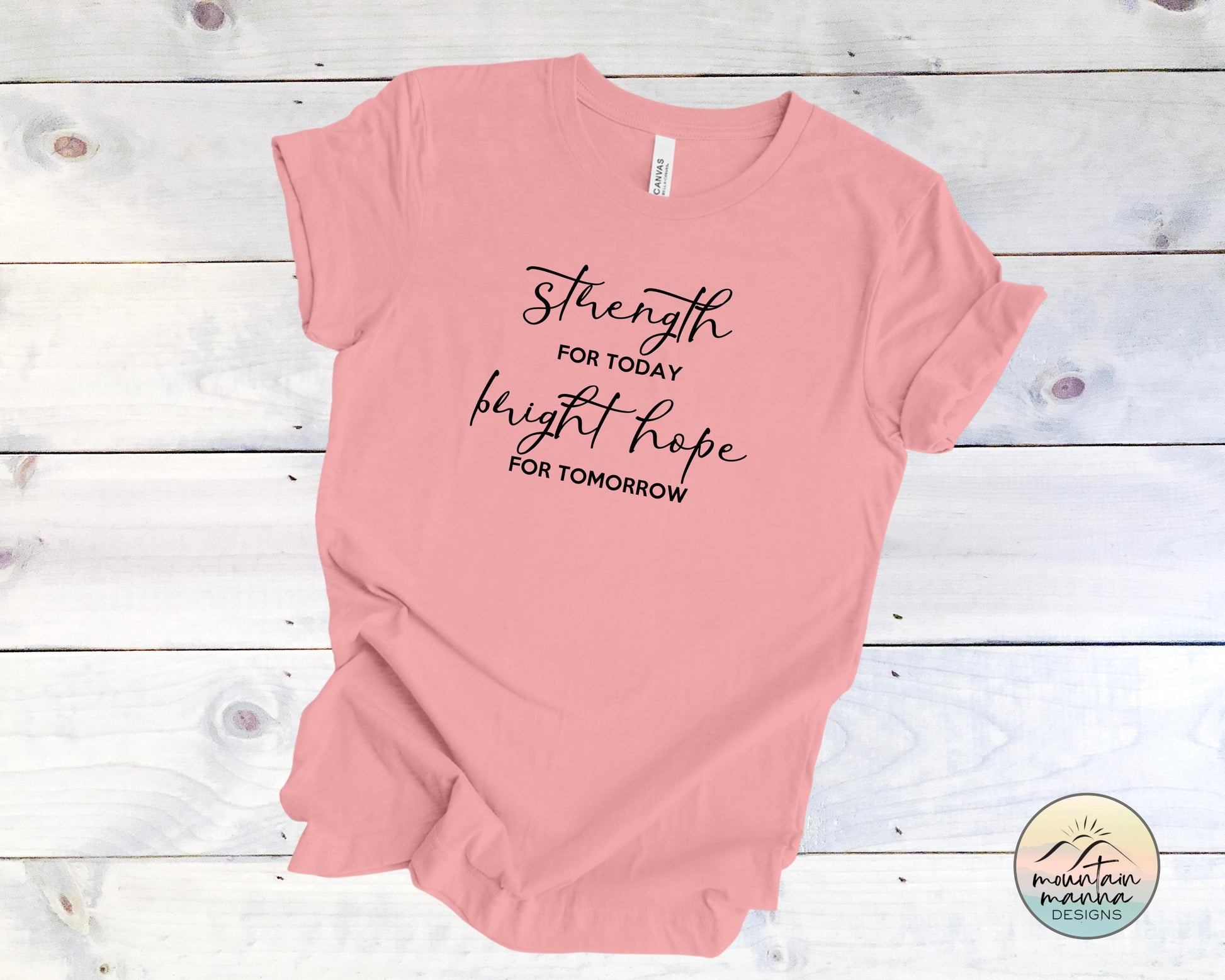 Strength for Today and Bright Hope for Tomorrow Great Is Thy Faithfulness Hymn Graphic Tee