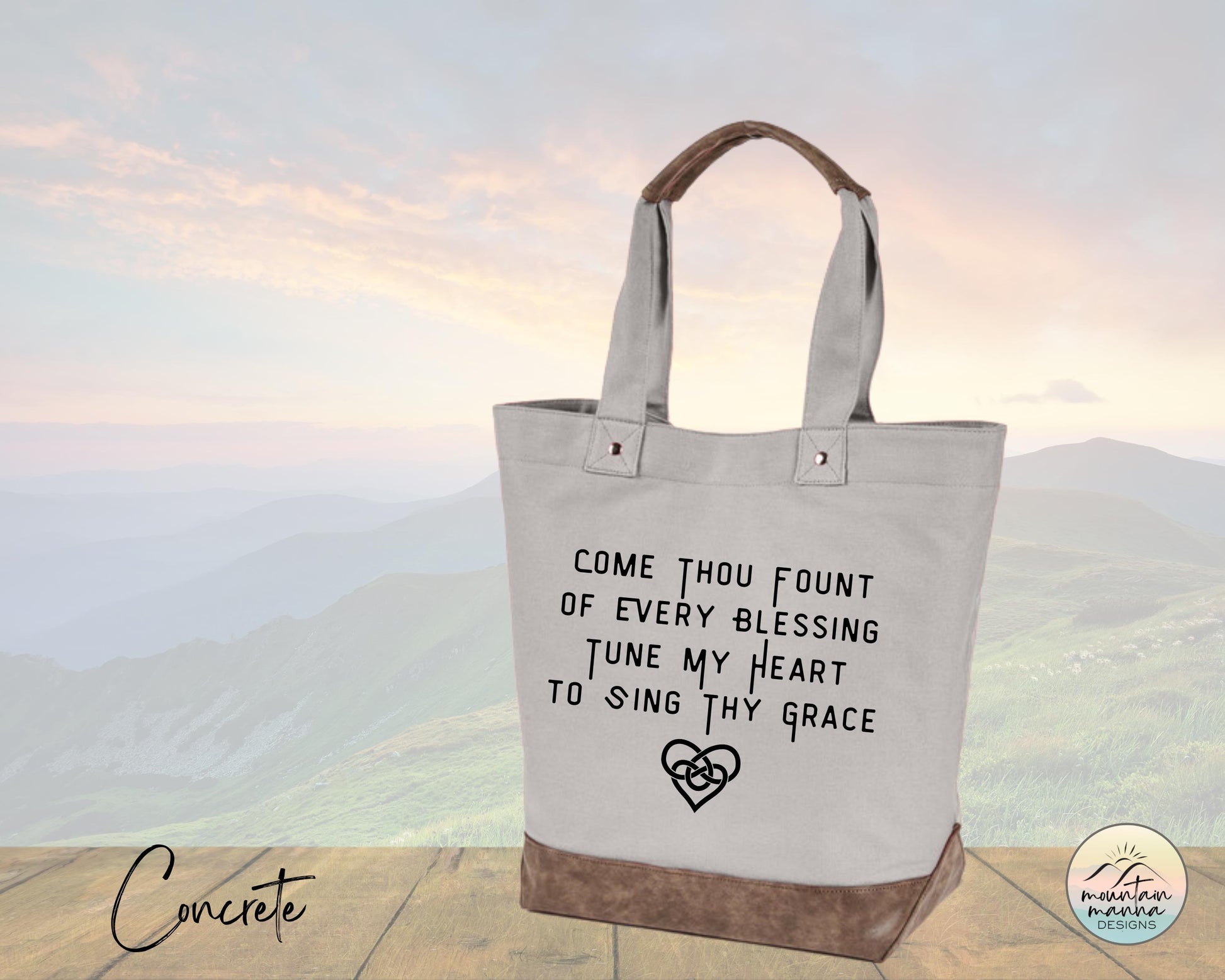 Canvas Tote - Come Thou Fount of Every Blessing