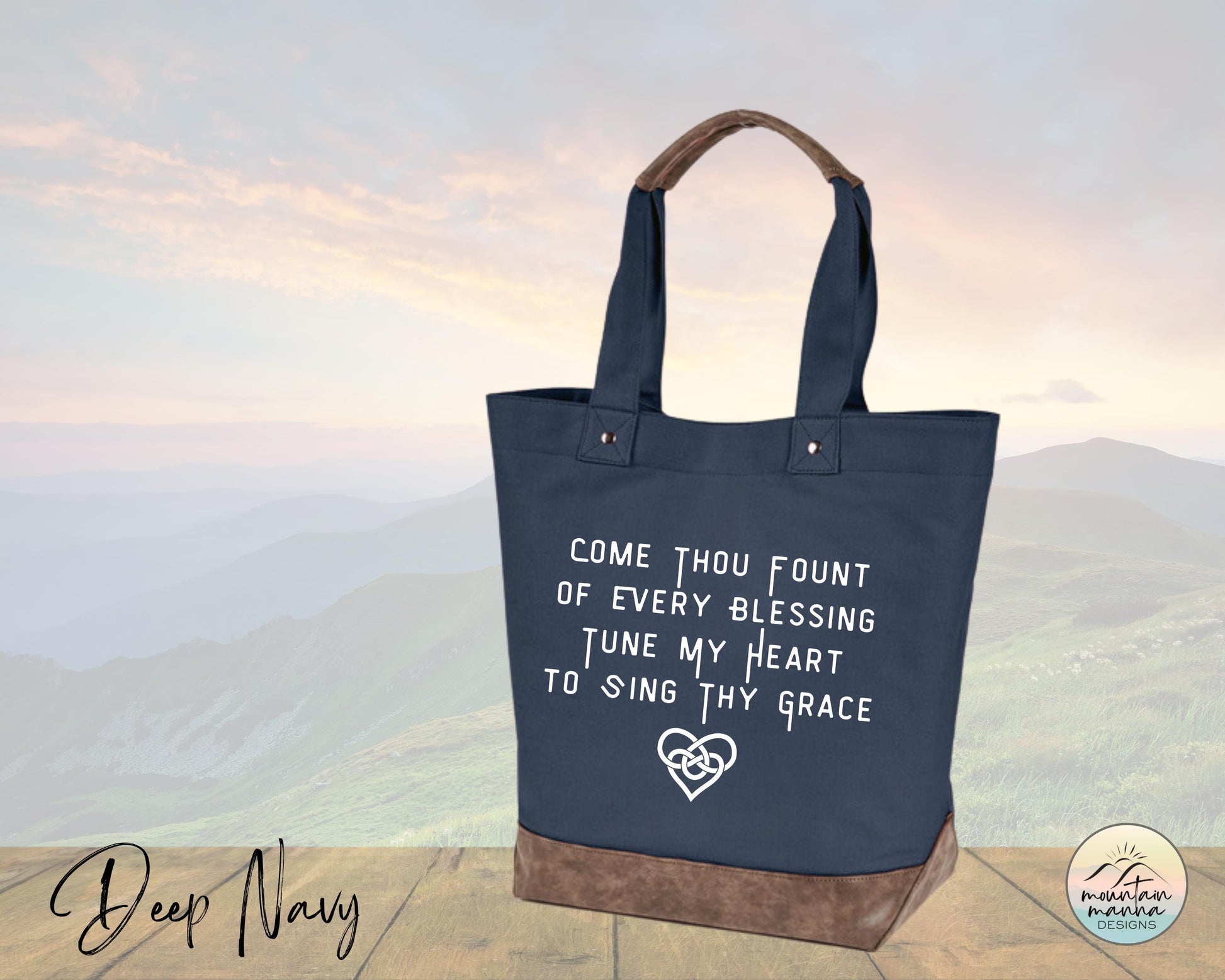 Canvas Tote - Come Thou Fount of Every Blessing