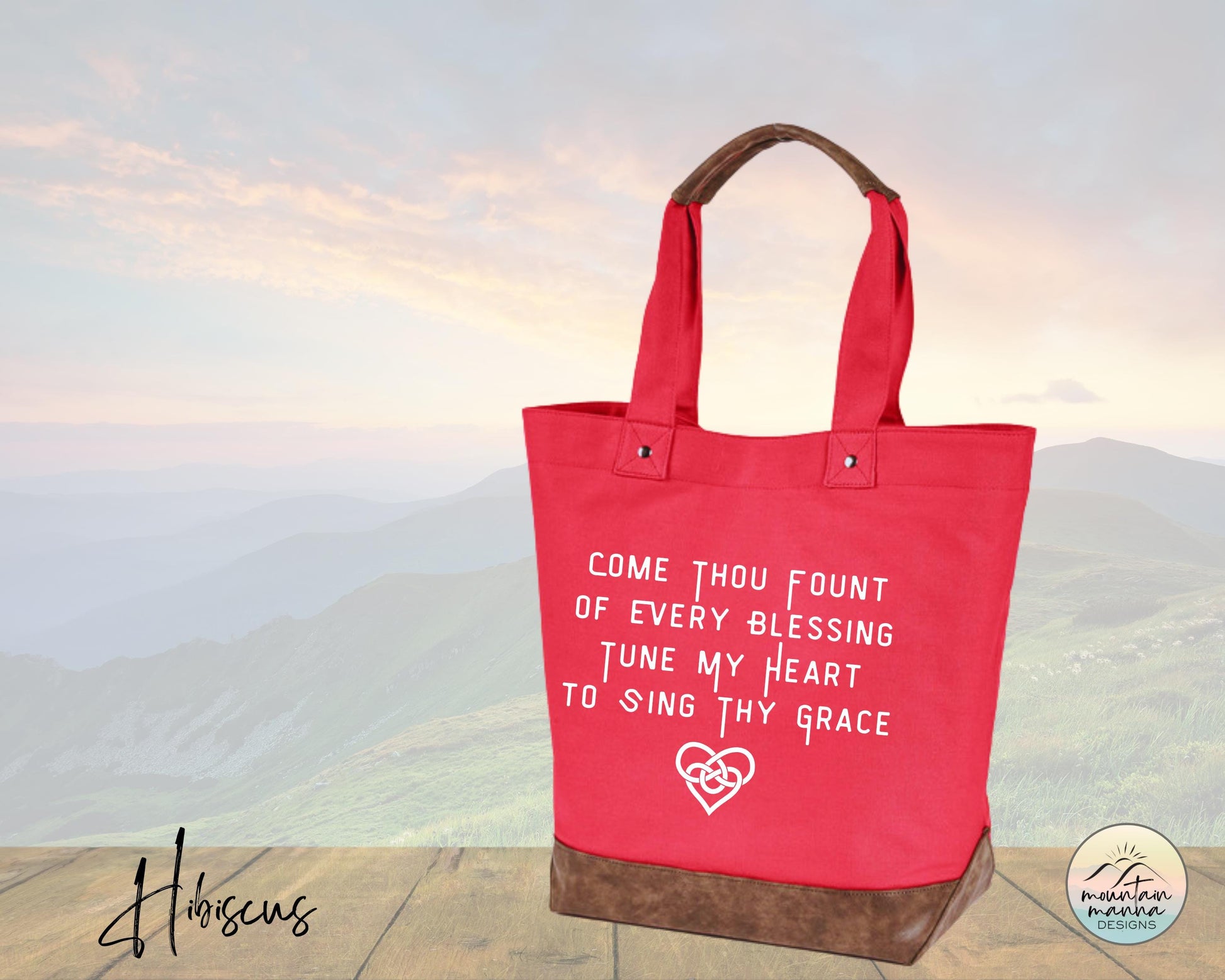 Canvas Tote - Come Thou Fount of Every Blessing
