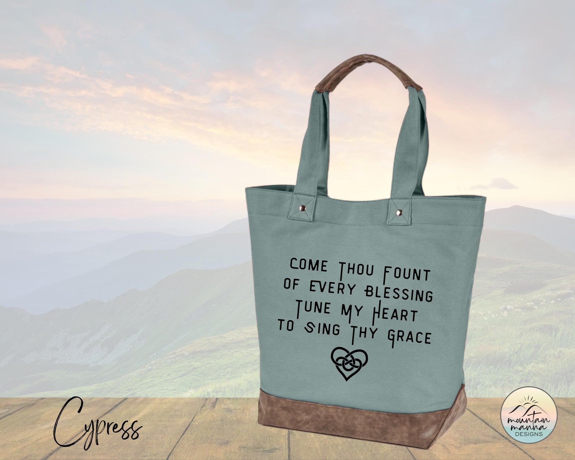 Canvas Tote - Come Thou Fount of Every Blessing