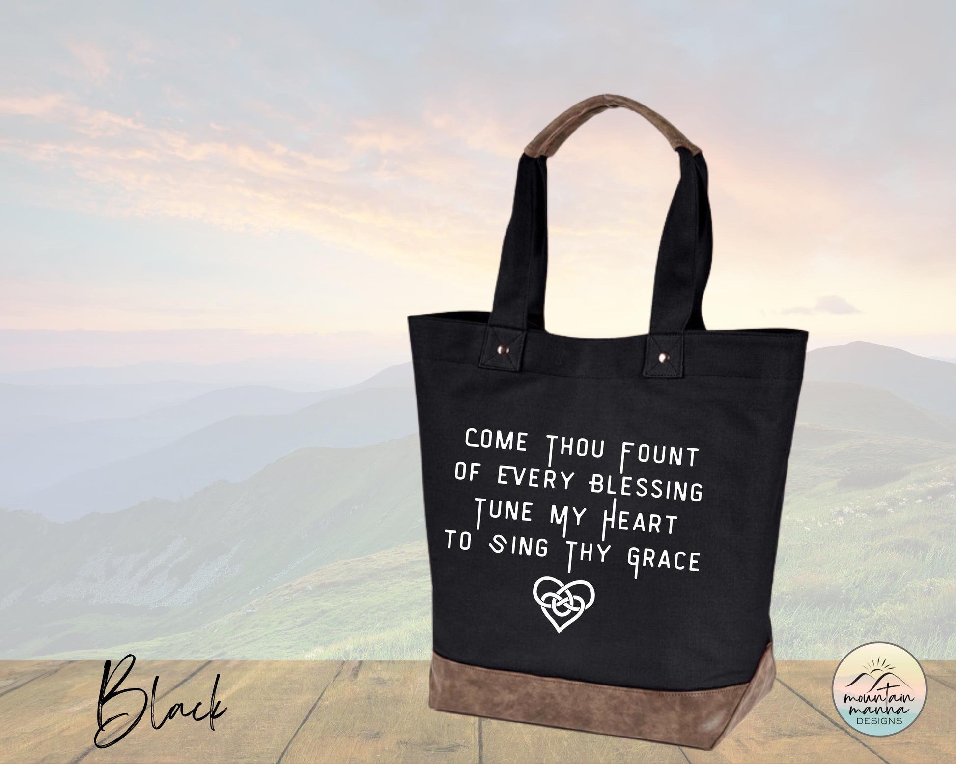 Canvas Tote - Come Thou Fount of Every Blessing