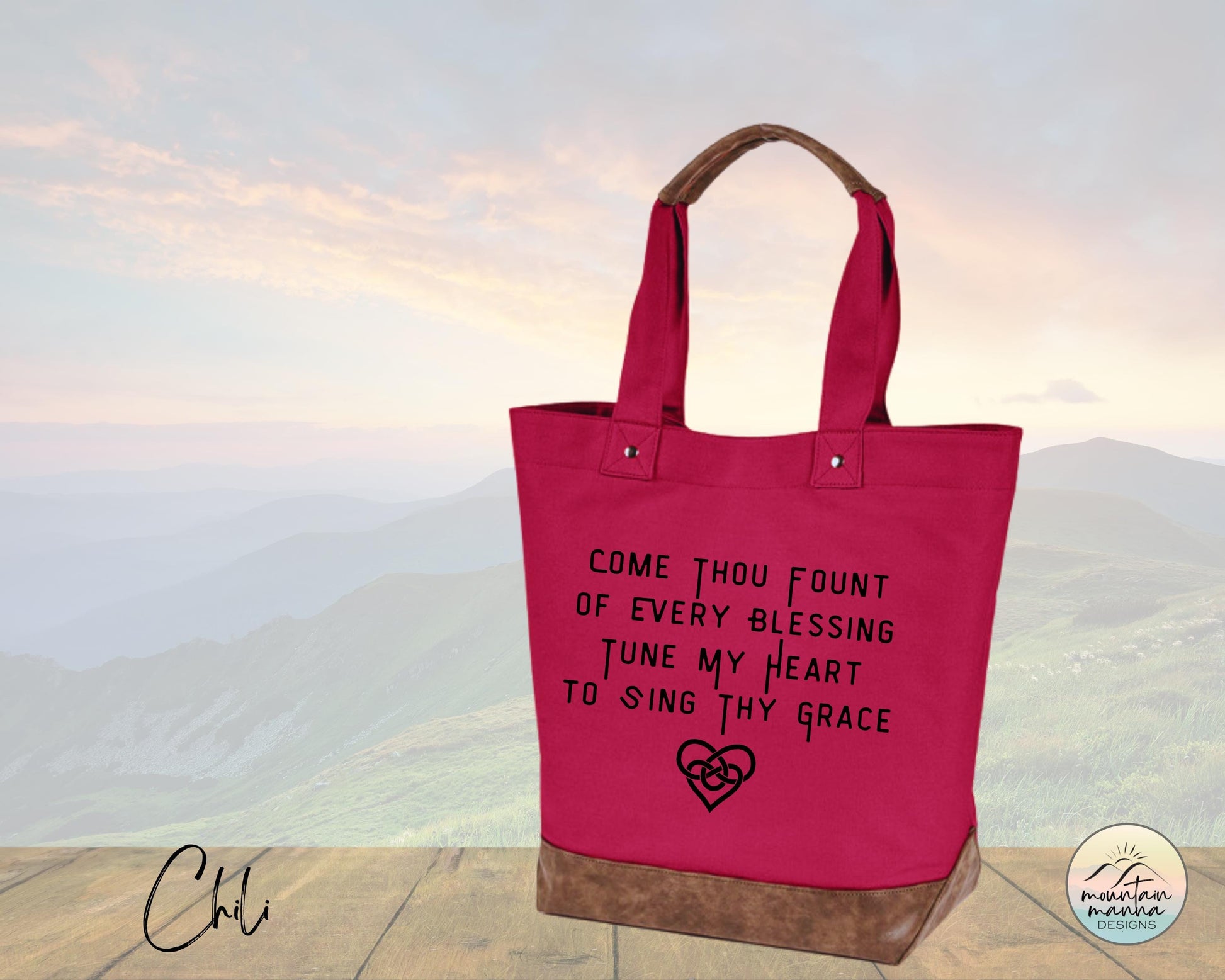 Canvas Tote - Come Thou Fount of Every Blessing