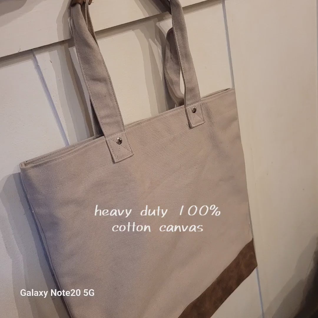 Canvas Tote - My God Will Supply All Your Needs Philippians 4:19