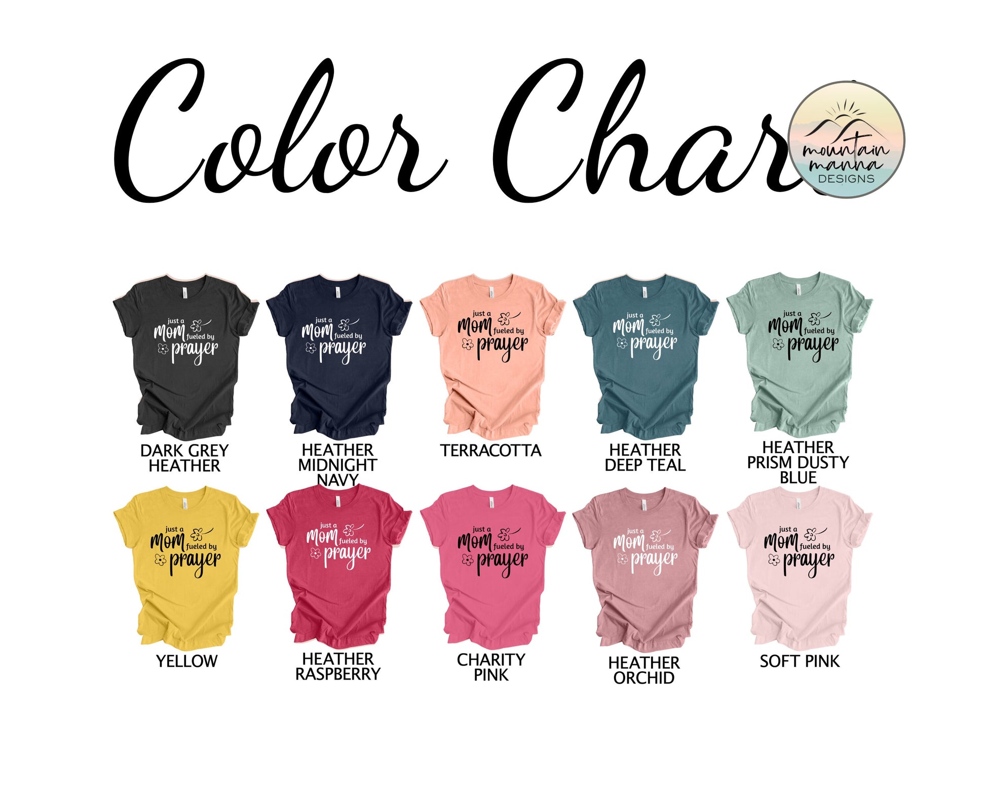 Just a Mom Fueled by Prayer Graphic Tee